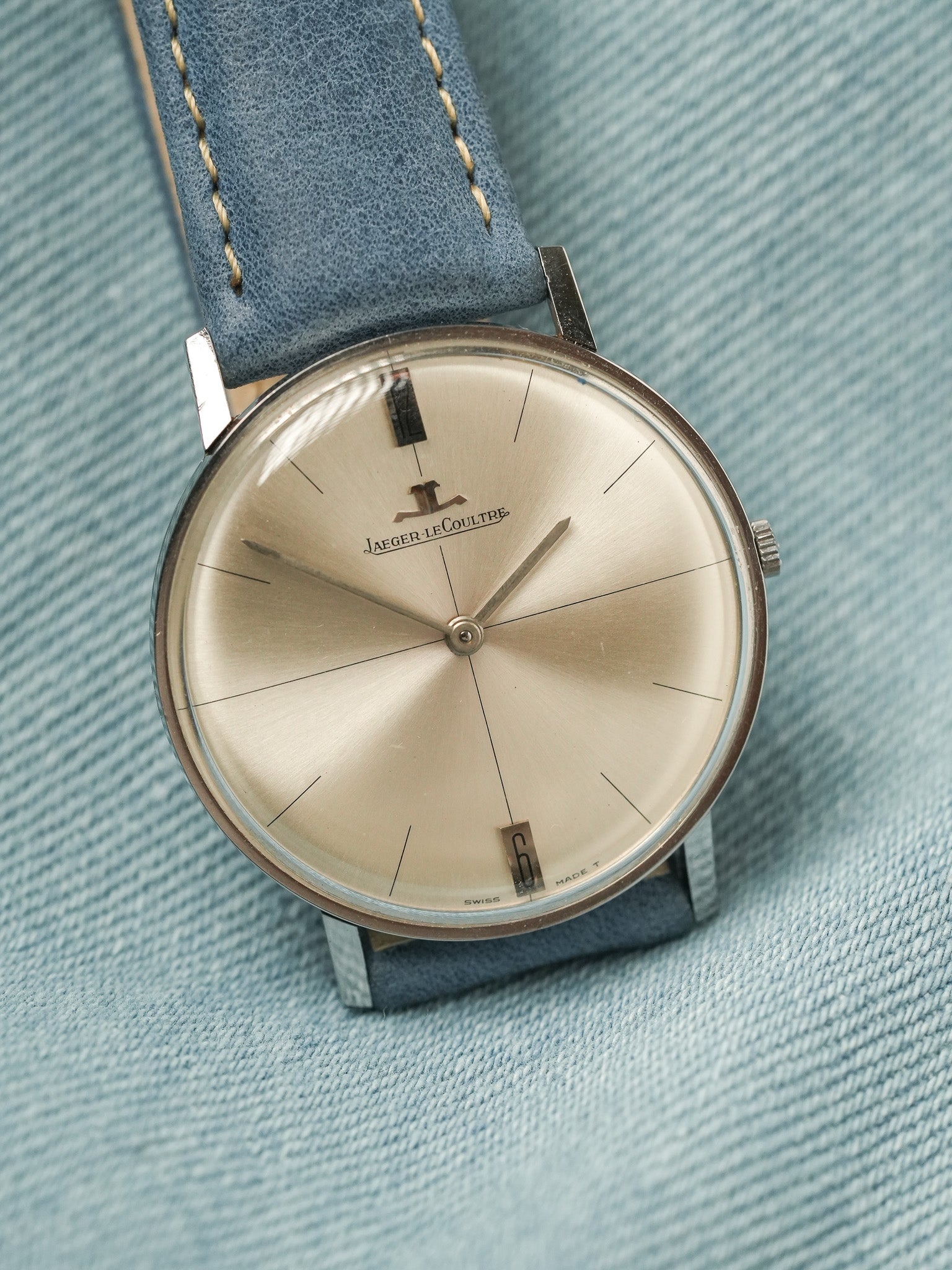 Jaeger-LeCoultre - Acier 12H 6H Dress Watch - 1960s - Atelier Victor - Vintage Shop