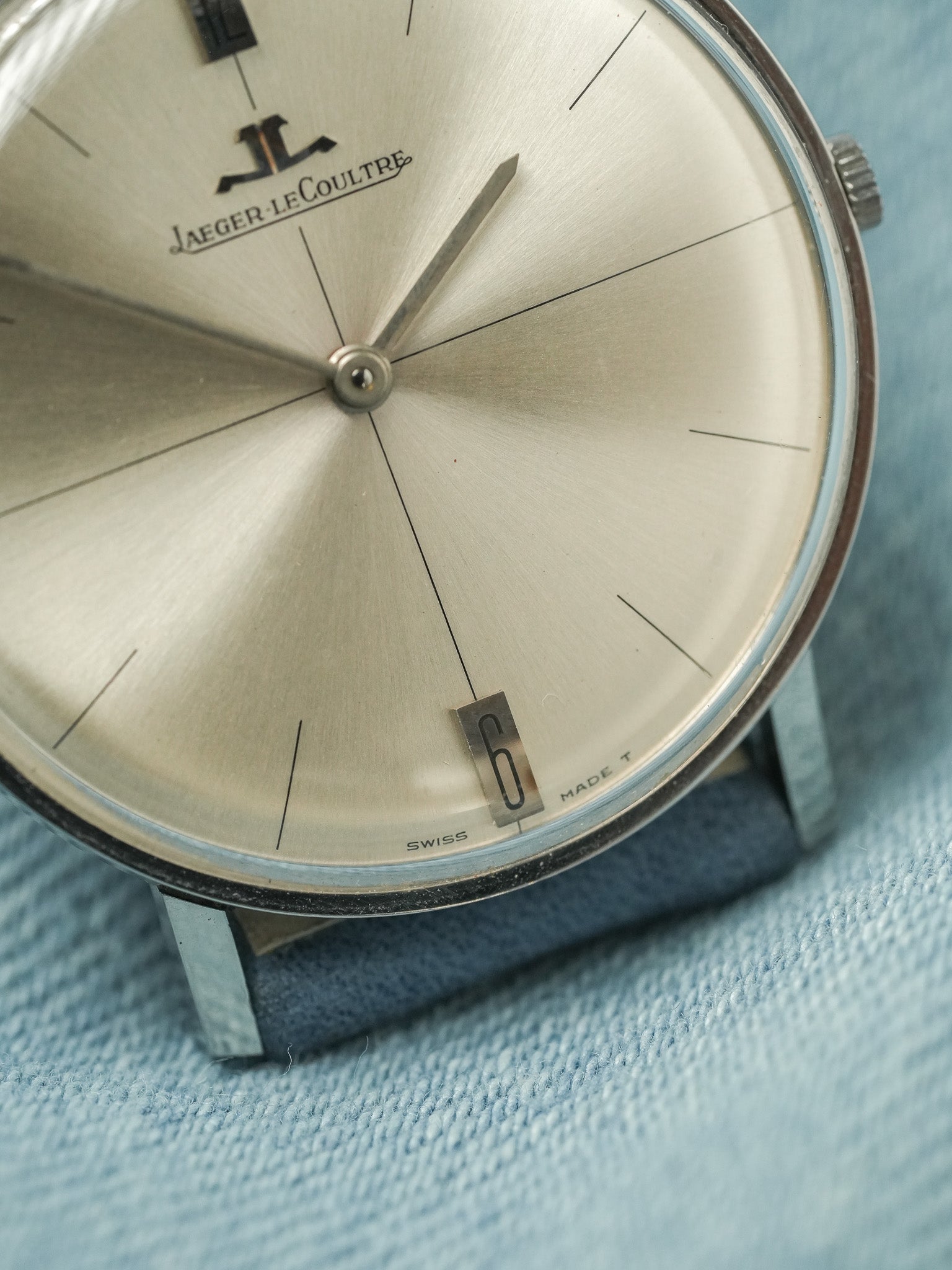 Jaeger-LeCoultre - Acier 12H 6H Dress Watch - 1960s - Atelier Victor - Vintage Shop