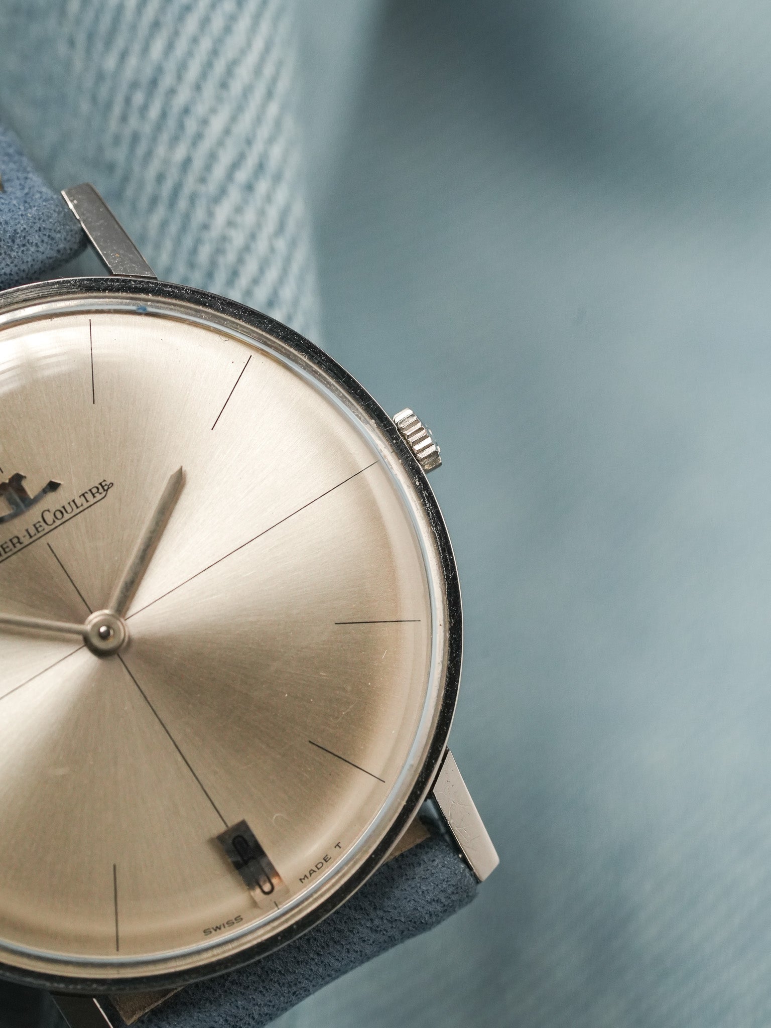 Jaeger-LeCoultre - Acier 12H 6H Dress Watch - 1960s - Atelier Victor - Vintage Shop