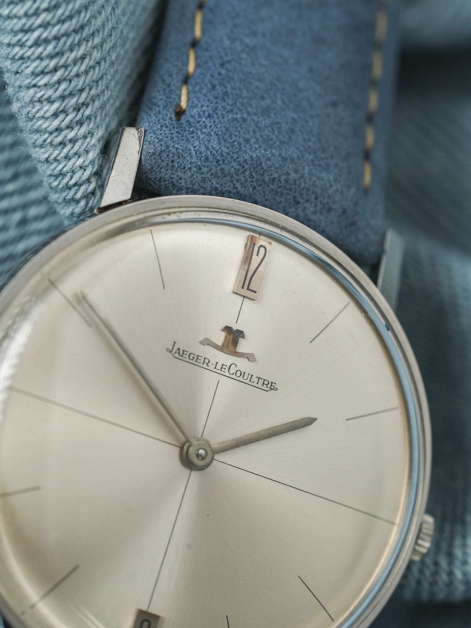 Jaeger-LeCoultre - Acier 12H 6H Dress Watch - 1960s - Atelier Victor - Vintage Shop