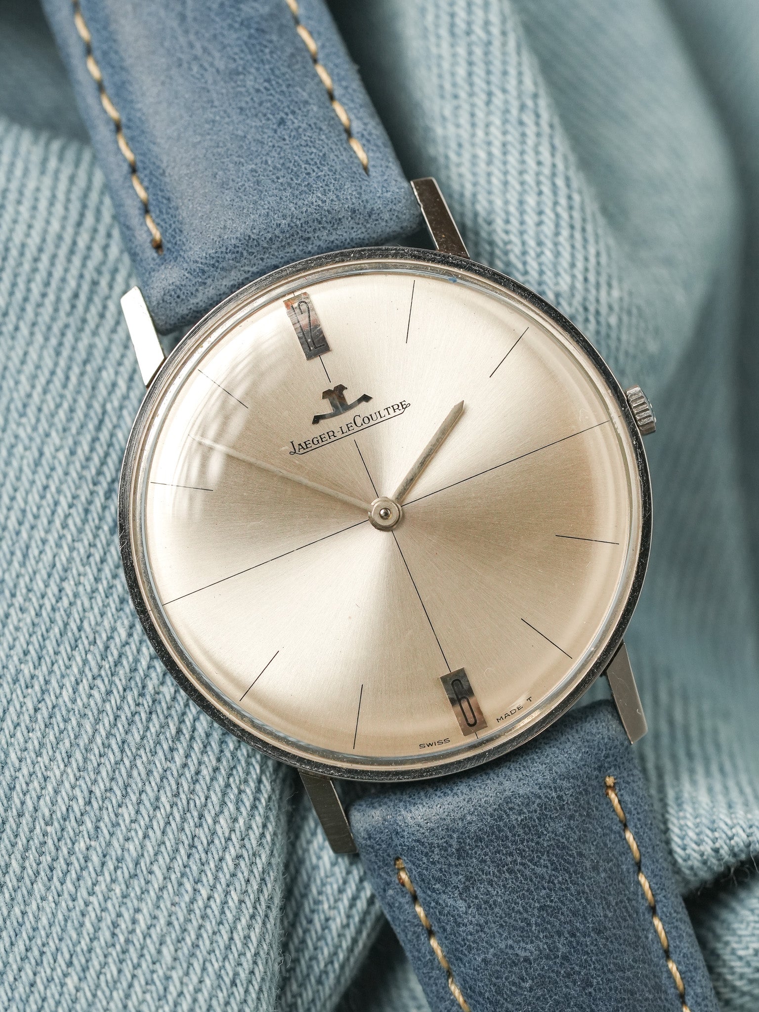 Jaeger-LeCoultre - Acier 12H 6H Dress Watch - 1960s - Atelier Victor - Vintage Shop