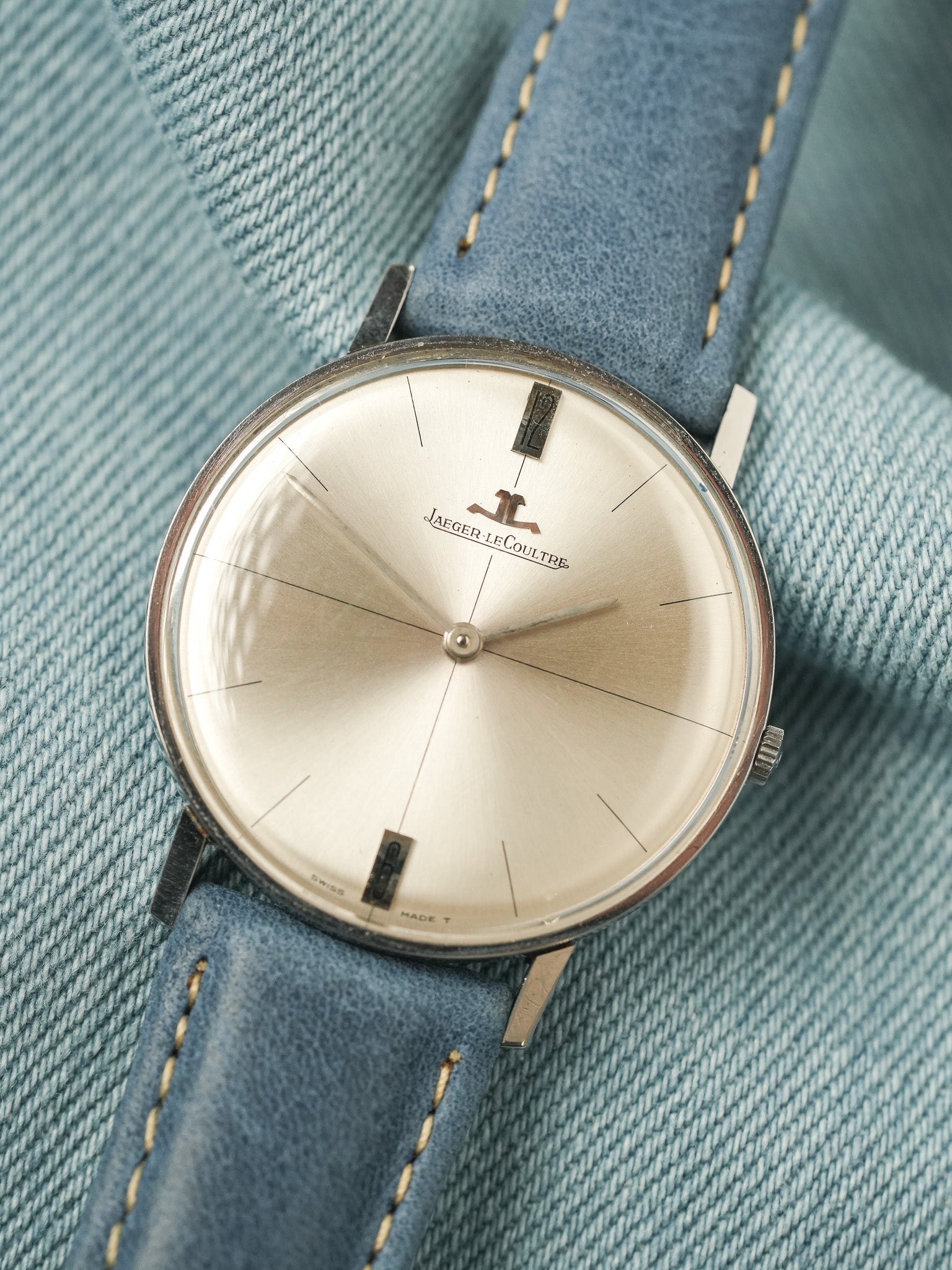 Jaeger-LeCoultre - Acier 12H 6H Dress Watch - 1960s - Atelier Victor - Vintage Shop