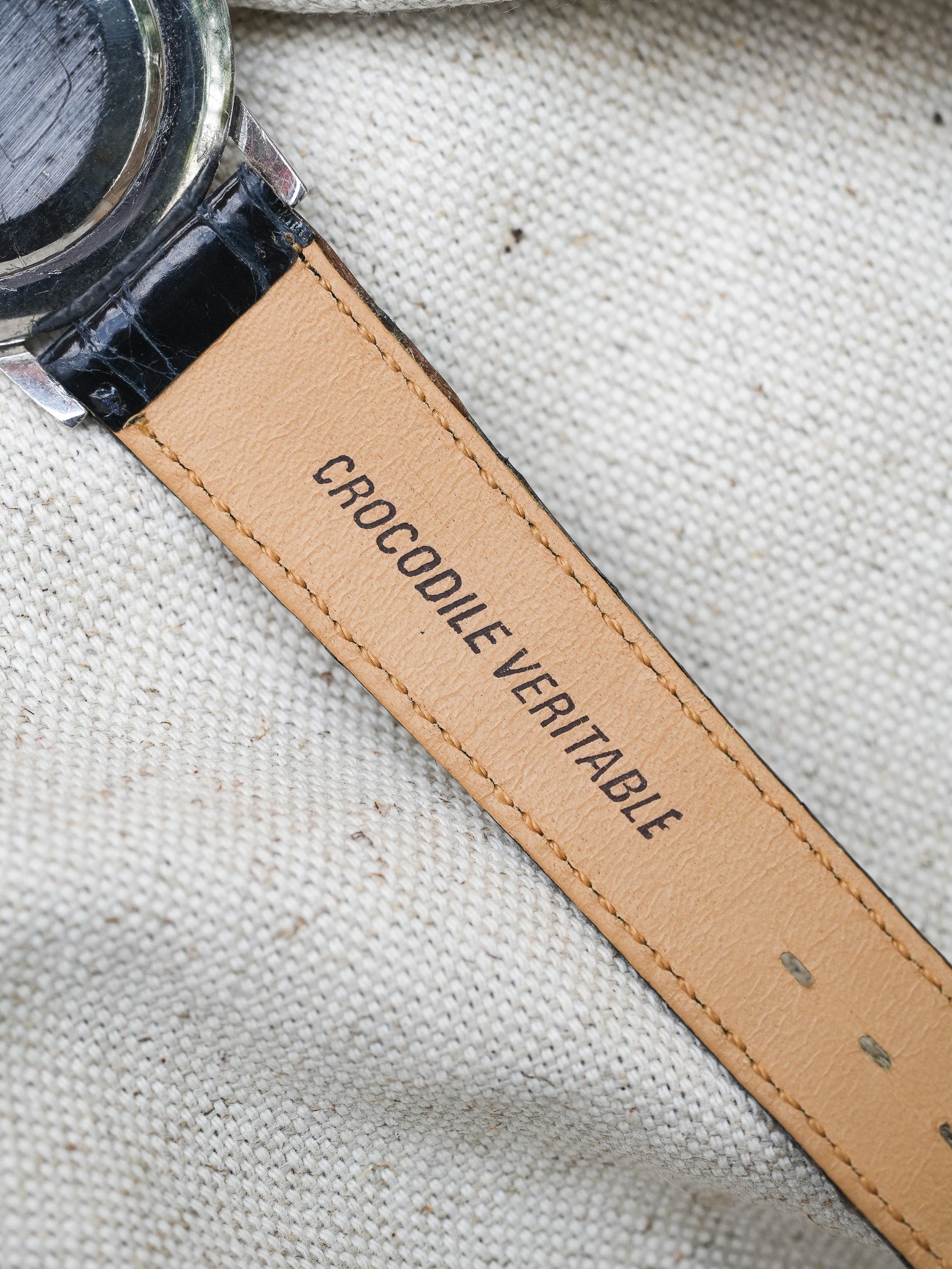 Jaeger-LeCoultre - Dress Watch Acier Crosshair Index Or - 1960s - Atelier Victor - Vintage Shop