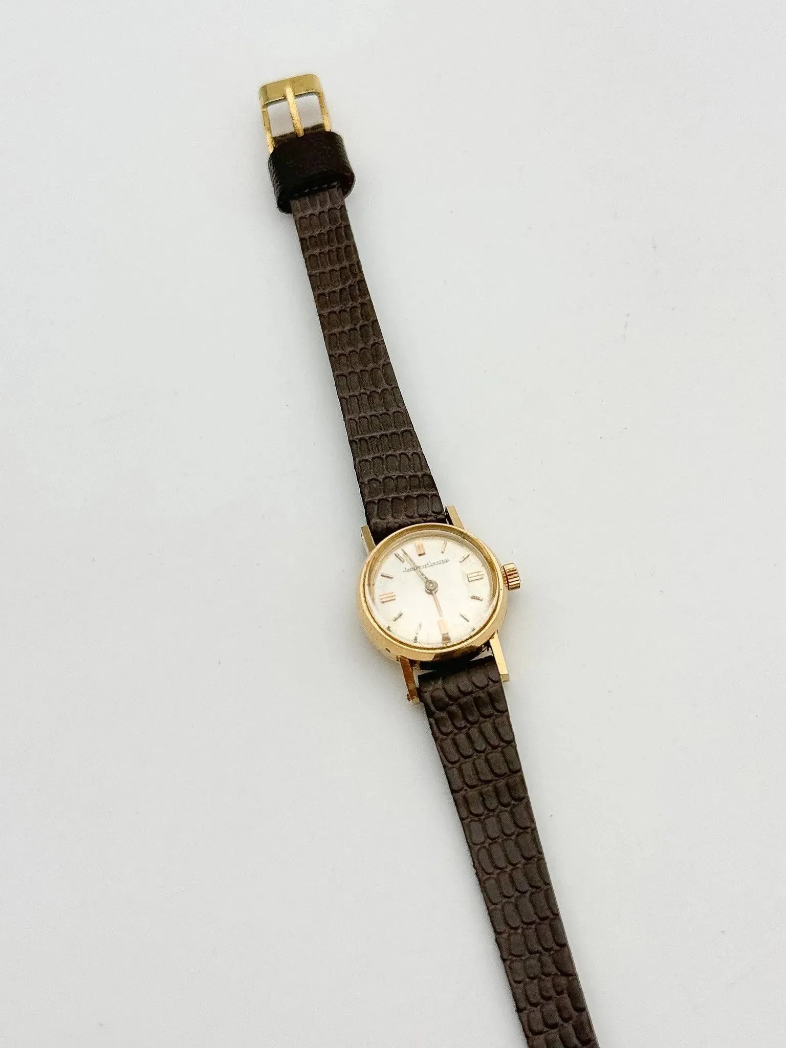 Jaeger-LeCoultre - Mini Dress Watch Rose Gold - 1960s - Atelier Victor Paris - Vintage Watch Shop Dubai
