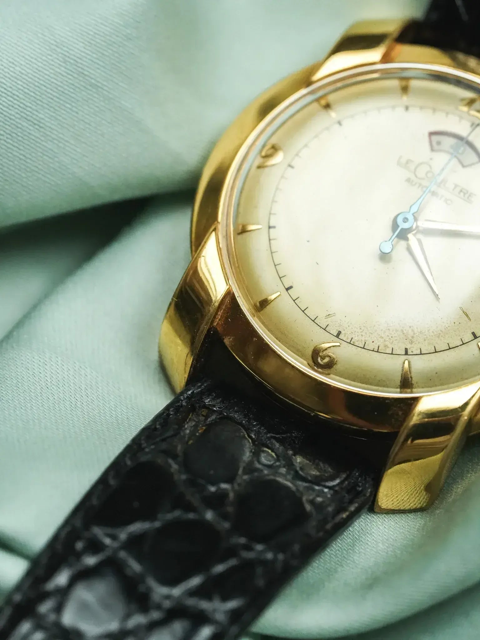 Jaeger-LeCoultre - Réserve de marche calibre 481 bumper 10k cornes fantaisies - 1950s - Atelier Victor