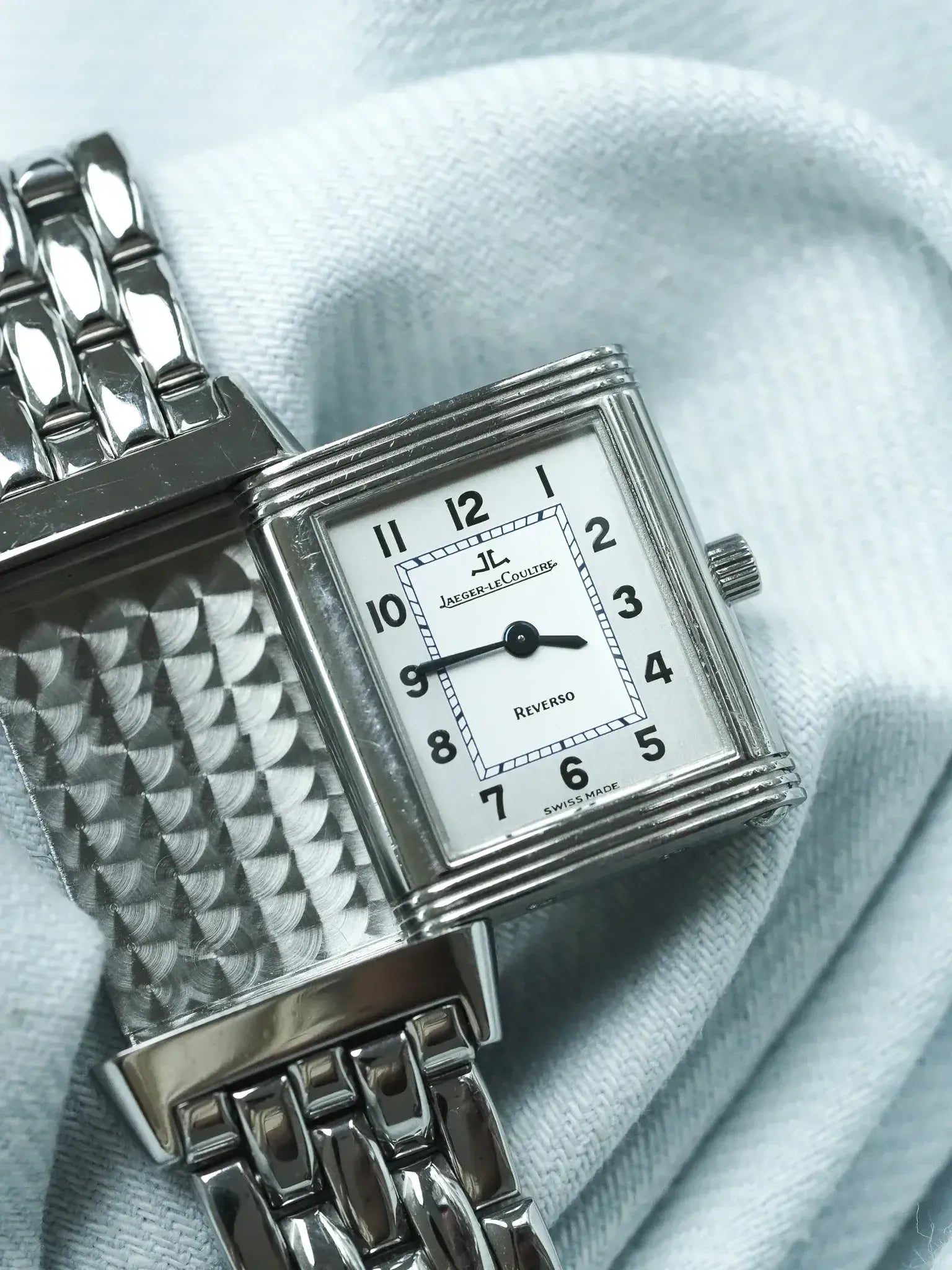 Jaeger-LeCoultre - Reservo 260.8.08 acier 20x33mm quartz extra plate - 1990s - Atelier Victor