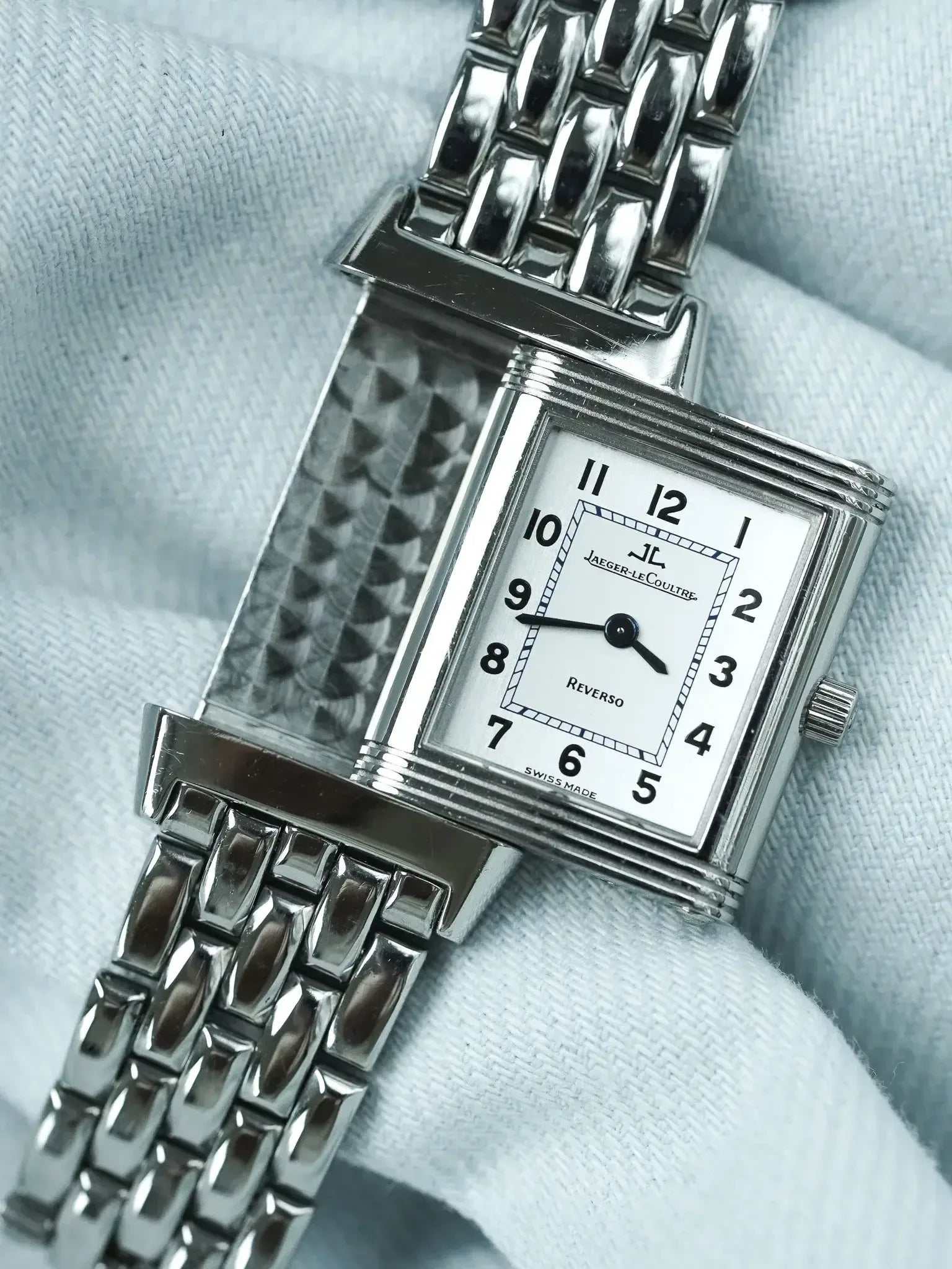 Jaeger-LeCoultre - Reservo 260.8.08 acier 20x33mm quartz extra plate - 1990s - Atelier Victor