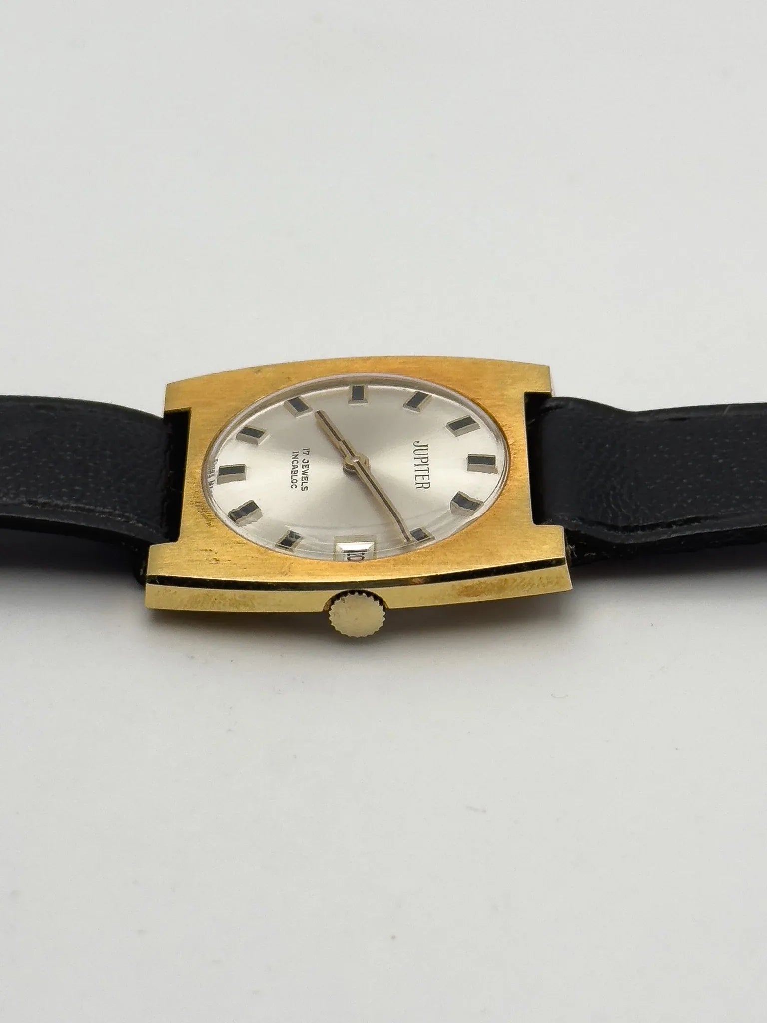 Jupiter - Tonneau Élargie Plaqué or - 1980s - Atelier Victor - Vintage Shop