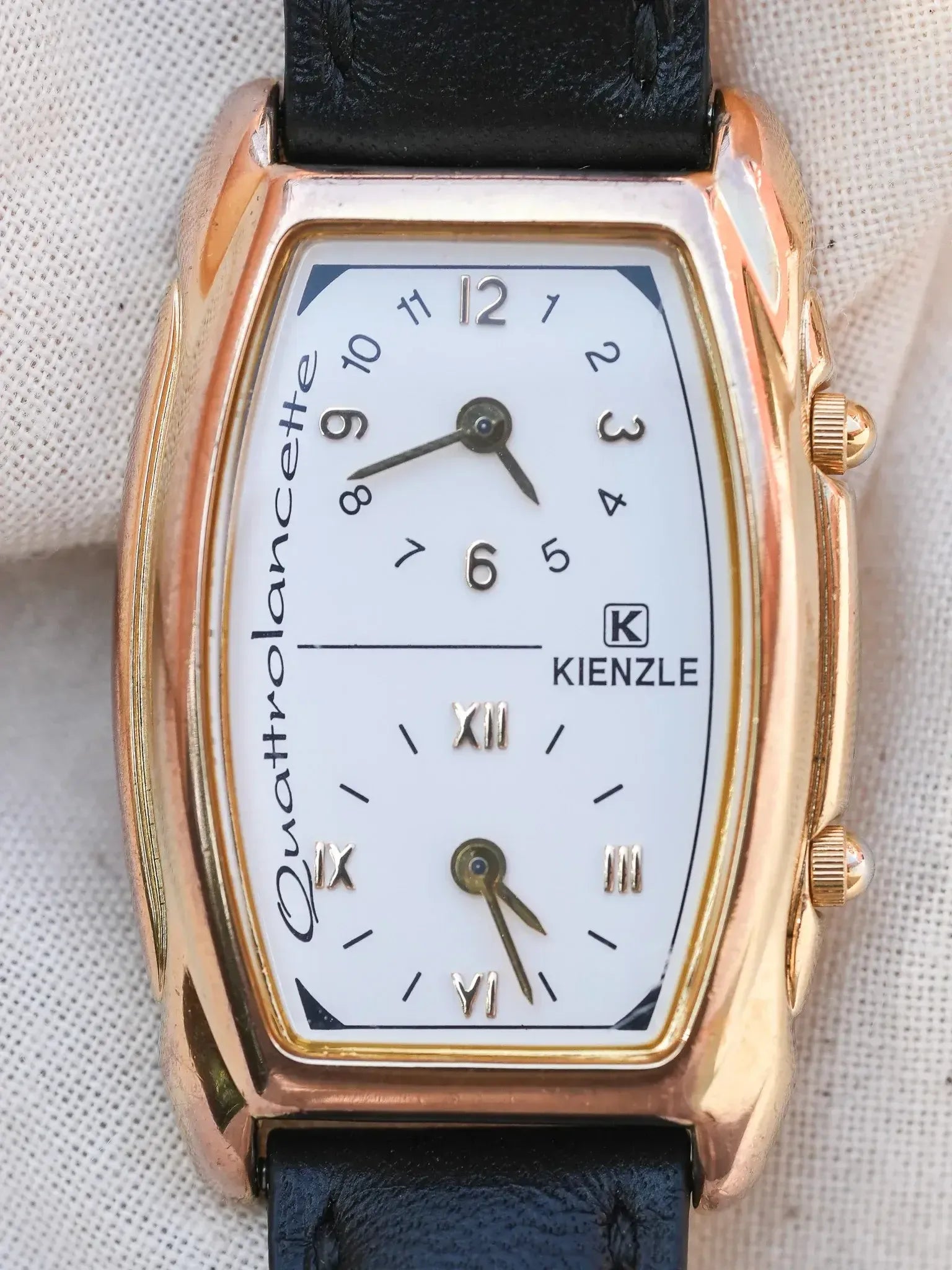 Kienze - Dual time double mouvements verre bombé - 1990s - Atelier Victor