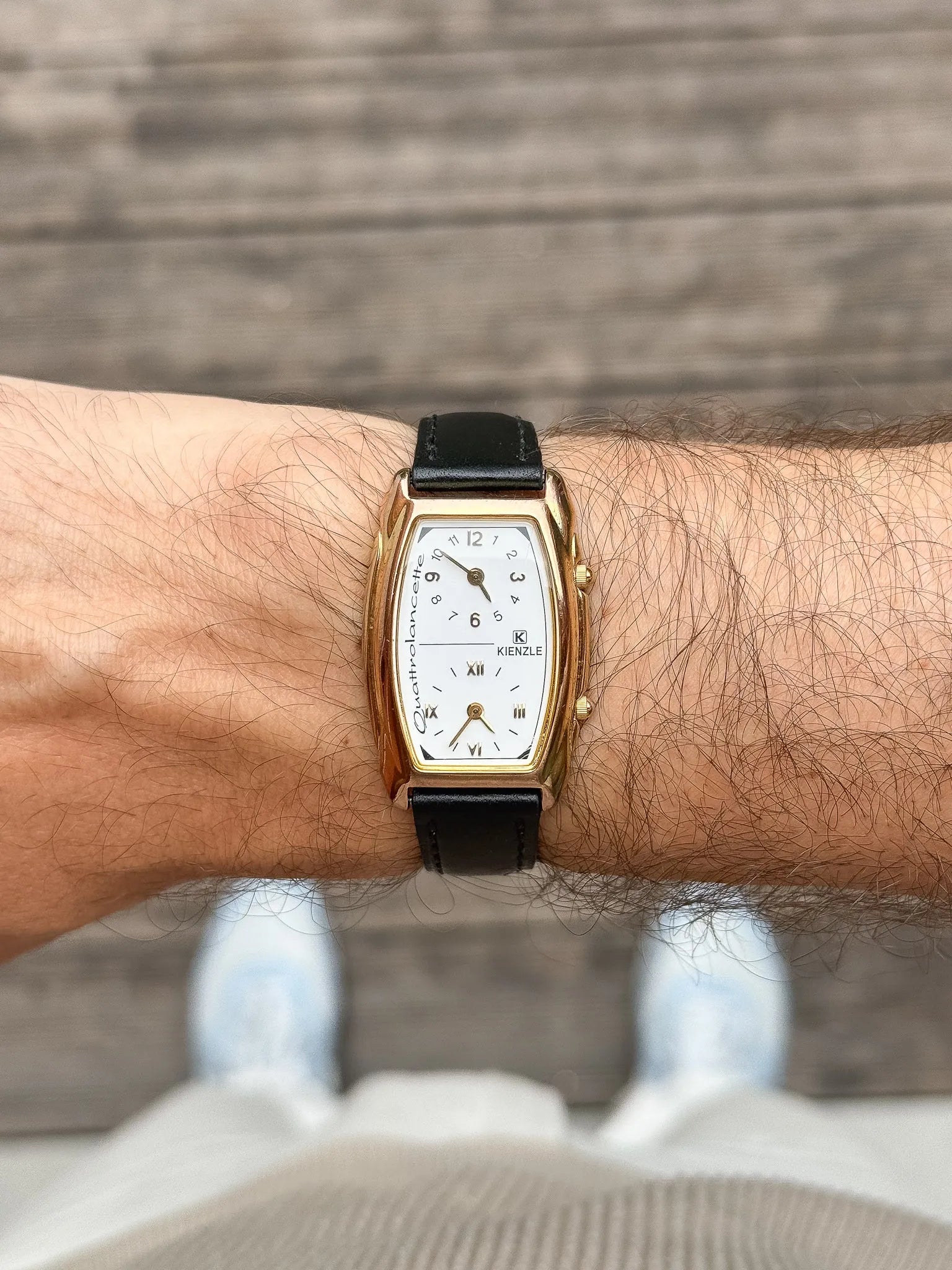 Kienze - Dual time double mouvements verre bombé - 1990s - Atelier Victor