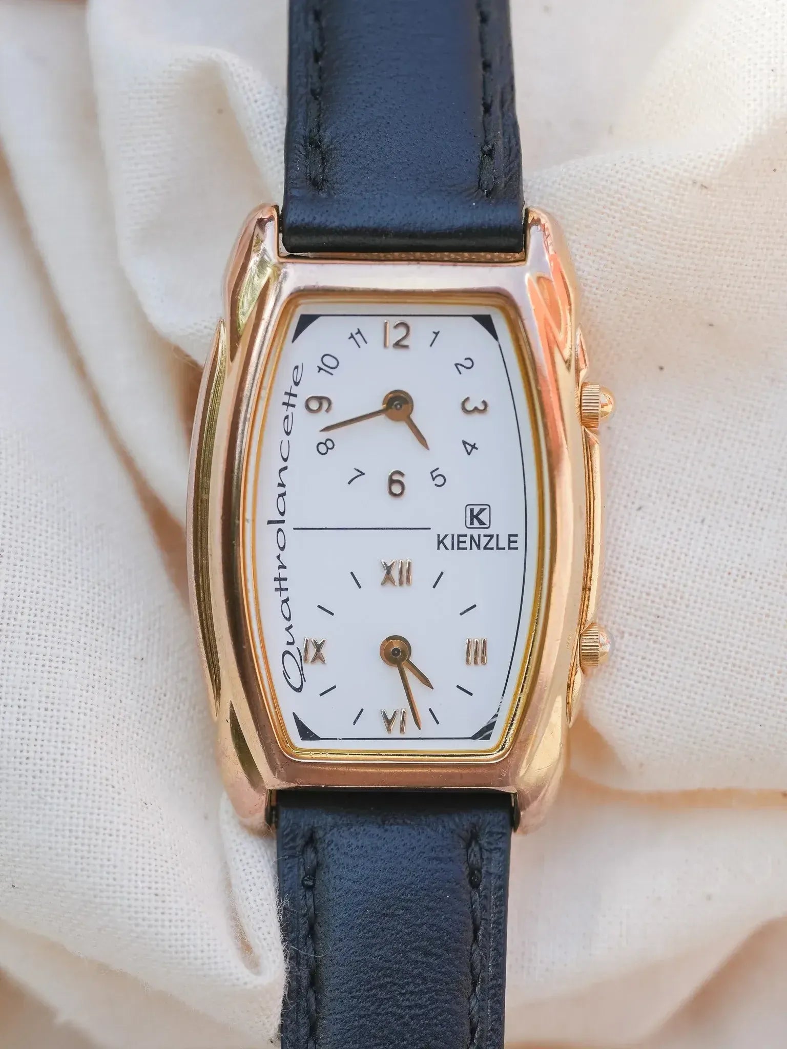 Kienze - Dual time double mouvements verre bombé - 1990s - Atelier Victor