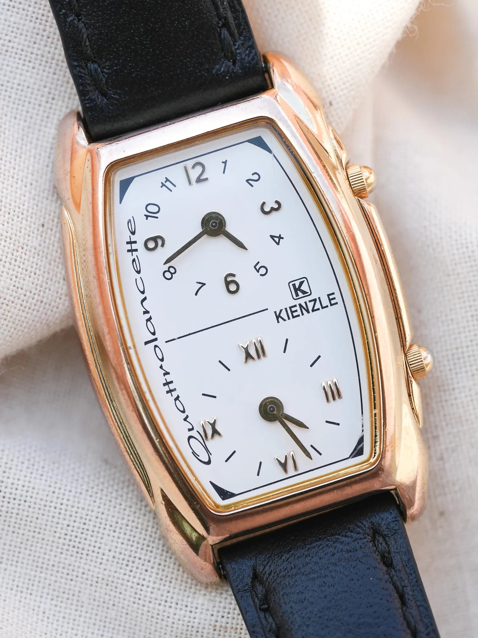 Kienze - Dual time double mouvements verre bombé - 1990s - Atelier Victor