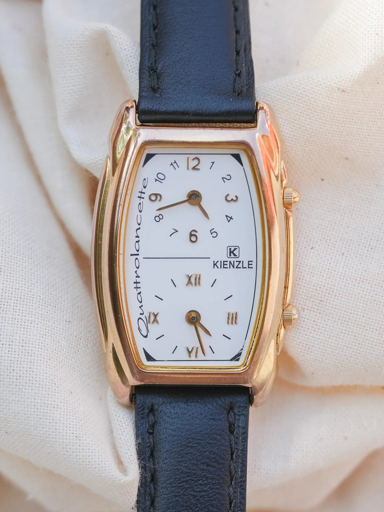 Kienze - Dual time double mouvements verre bombé - 1990s - Atelier Victor - Vintage Shop