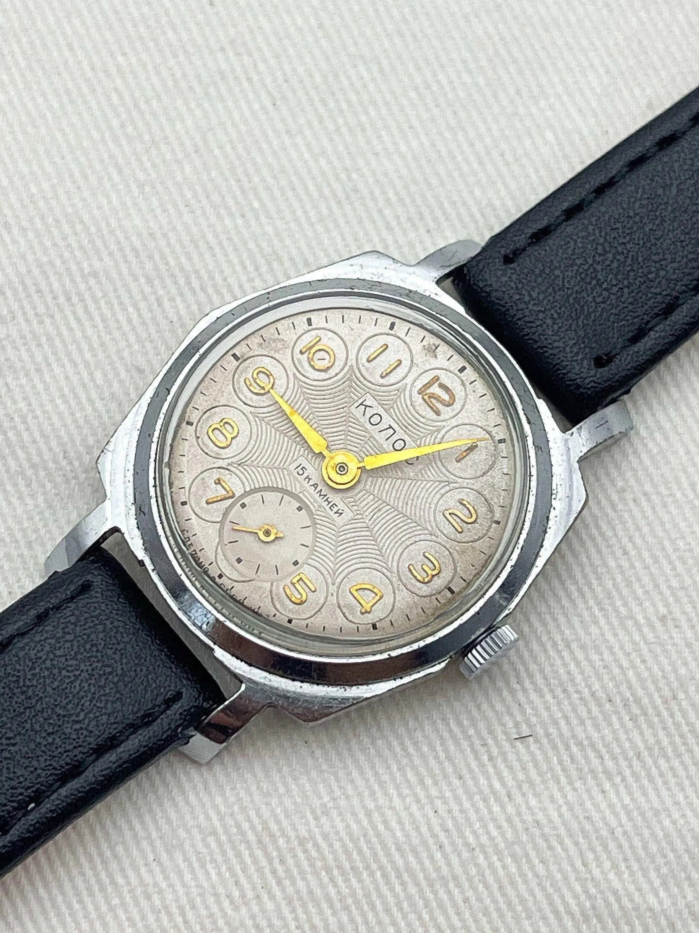Kolos - Drawn Dial - 1950's - Atelier Victor Paris - Vintage Watch Shop Dubai
