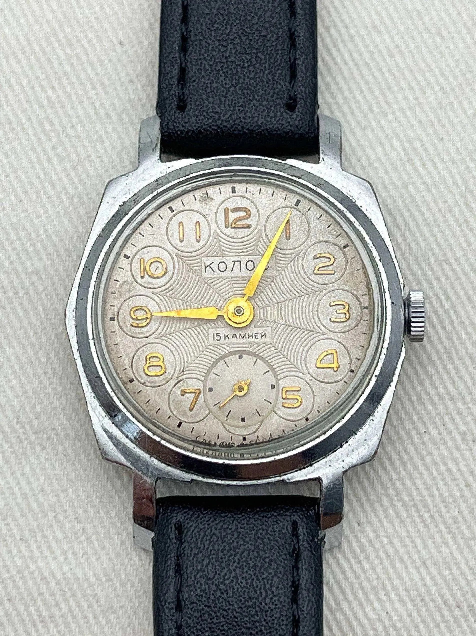 Kolos - Drawn Dial - 1950's - Atelier Victor Paris - Vintage Watch Shop Dubai