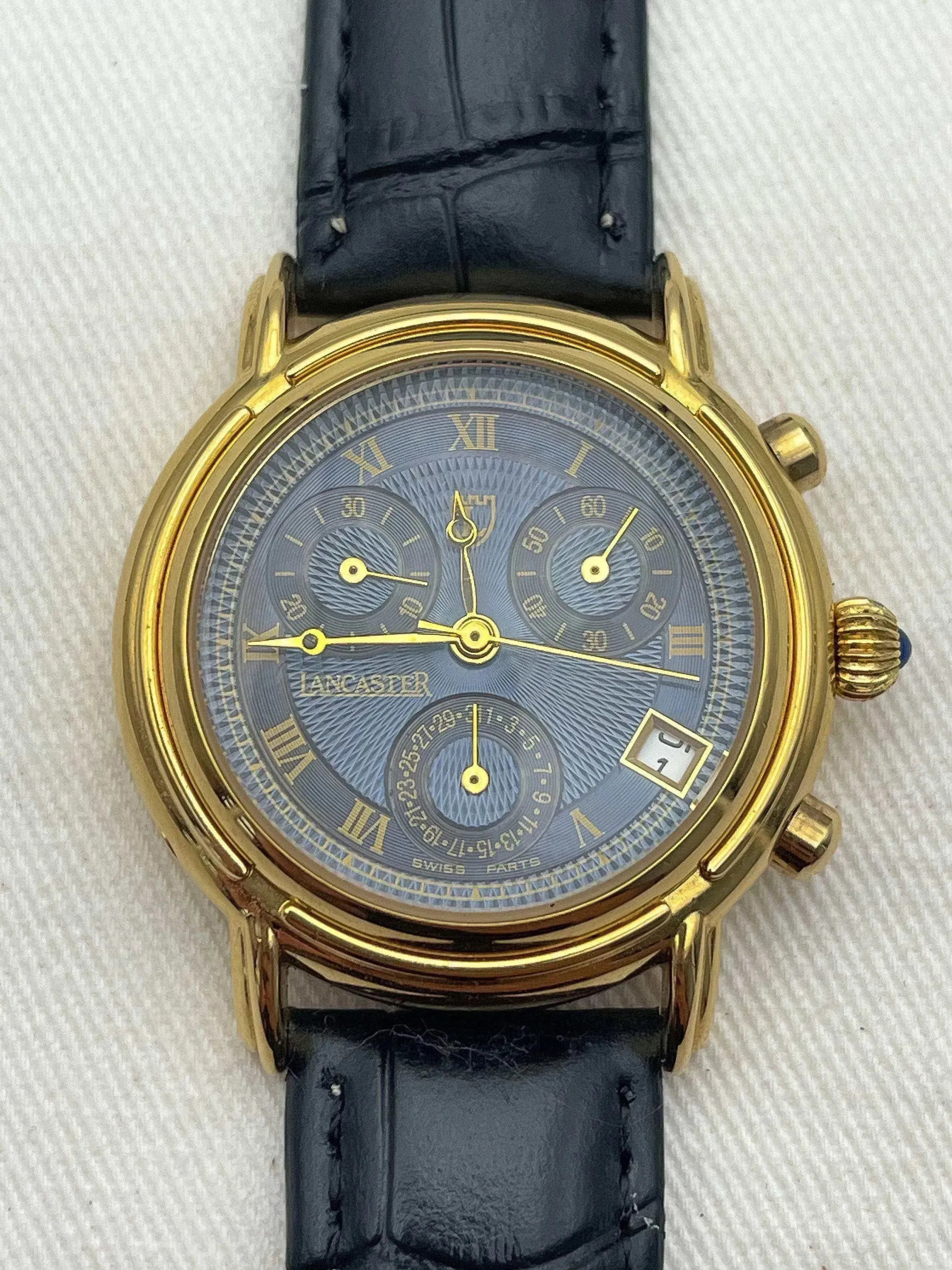 Lancaster - Blue Dial Chronographe - 1990s - Atelier Victor