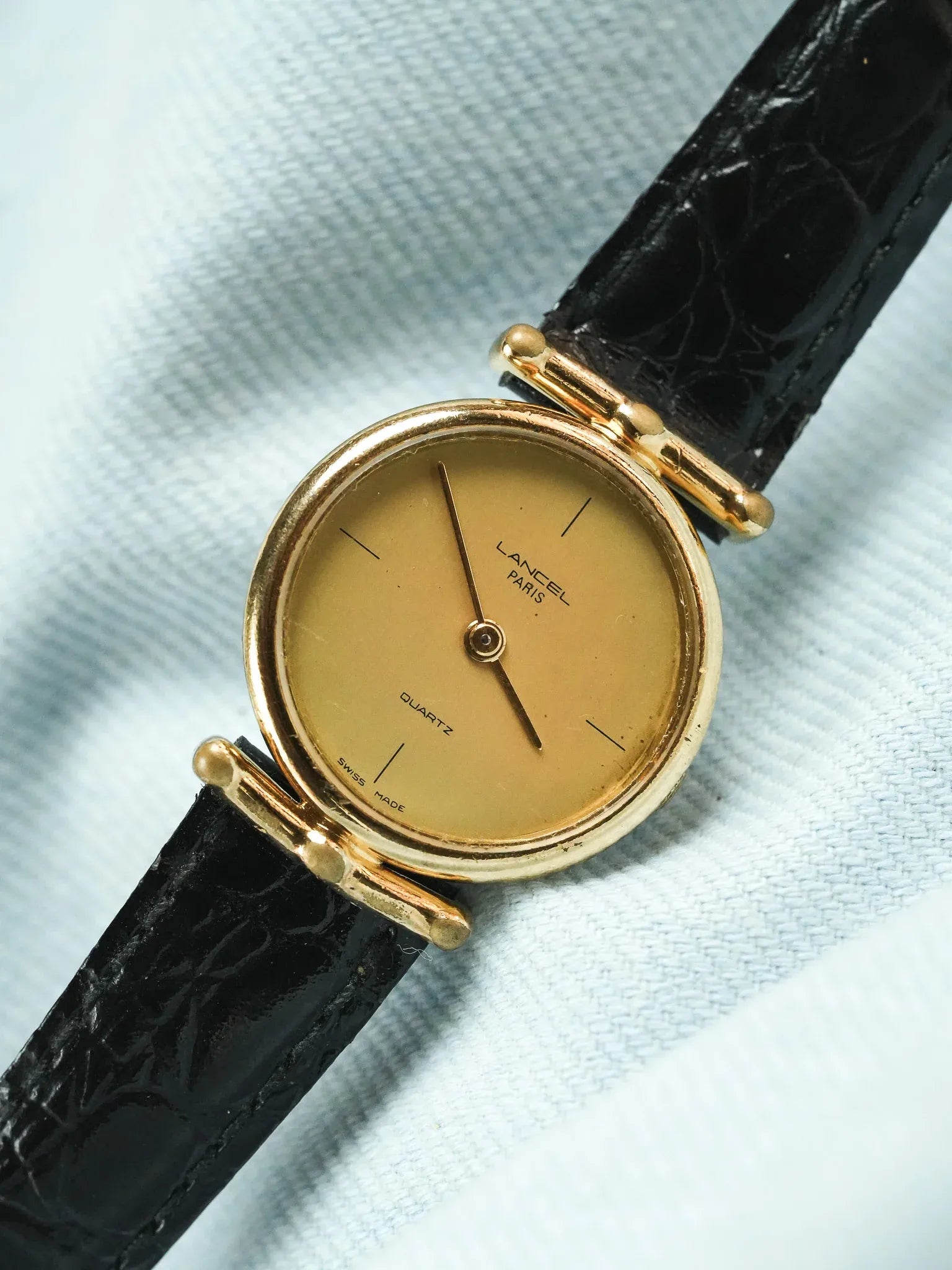 Lancel - Or Cornes Centrales Quartz - 1990s - Atelier Victor - Vintage Shop