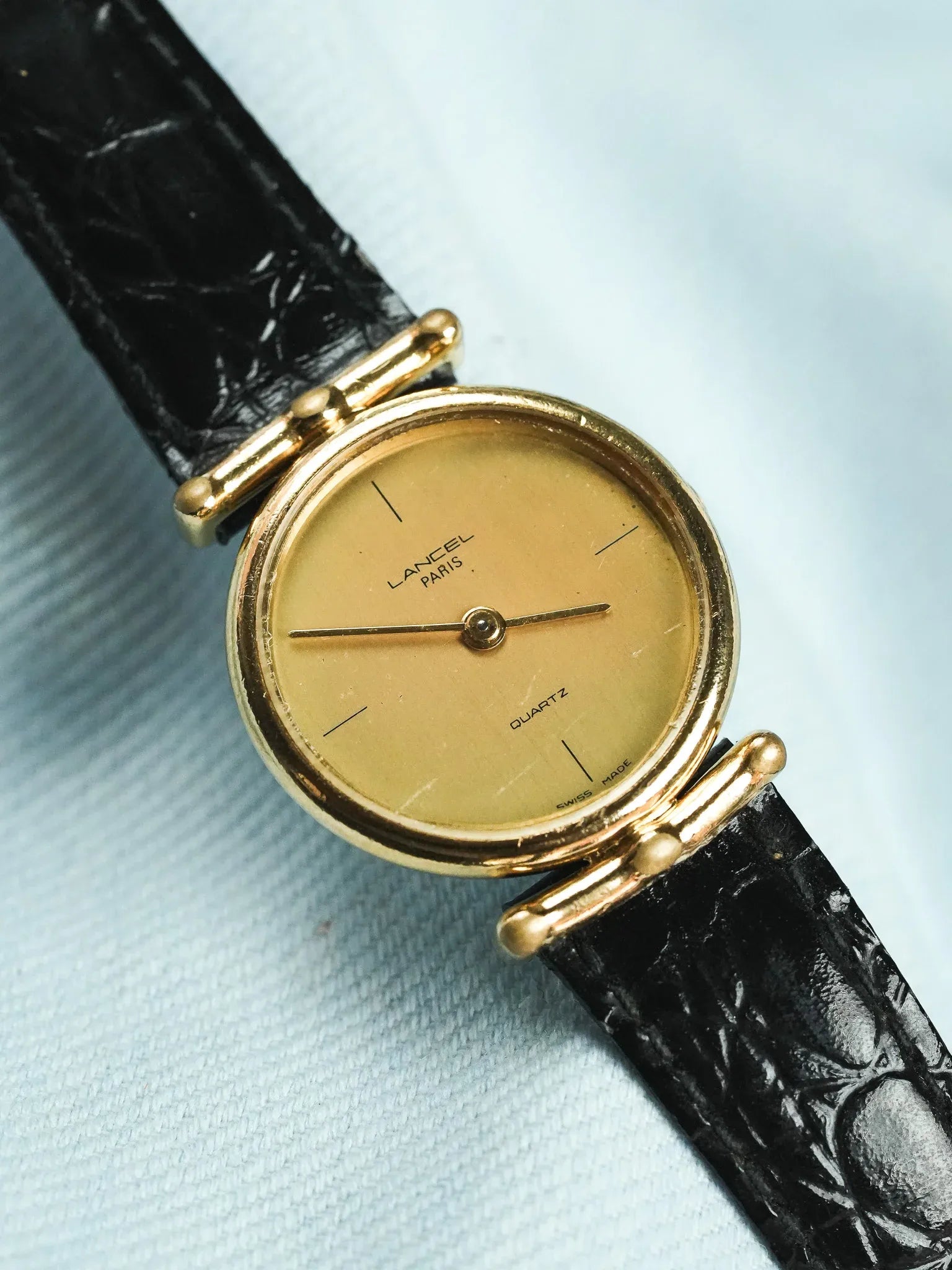 Lancel - Or Cornes Centrales Quartz - 1990s - Atelier Victor - Vintage Shop