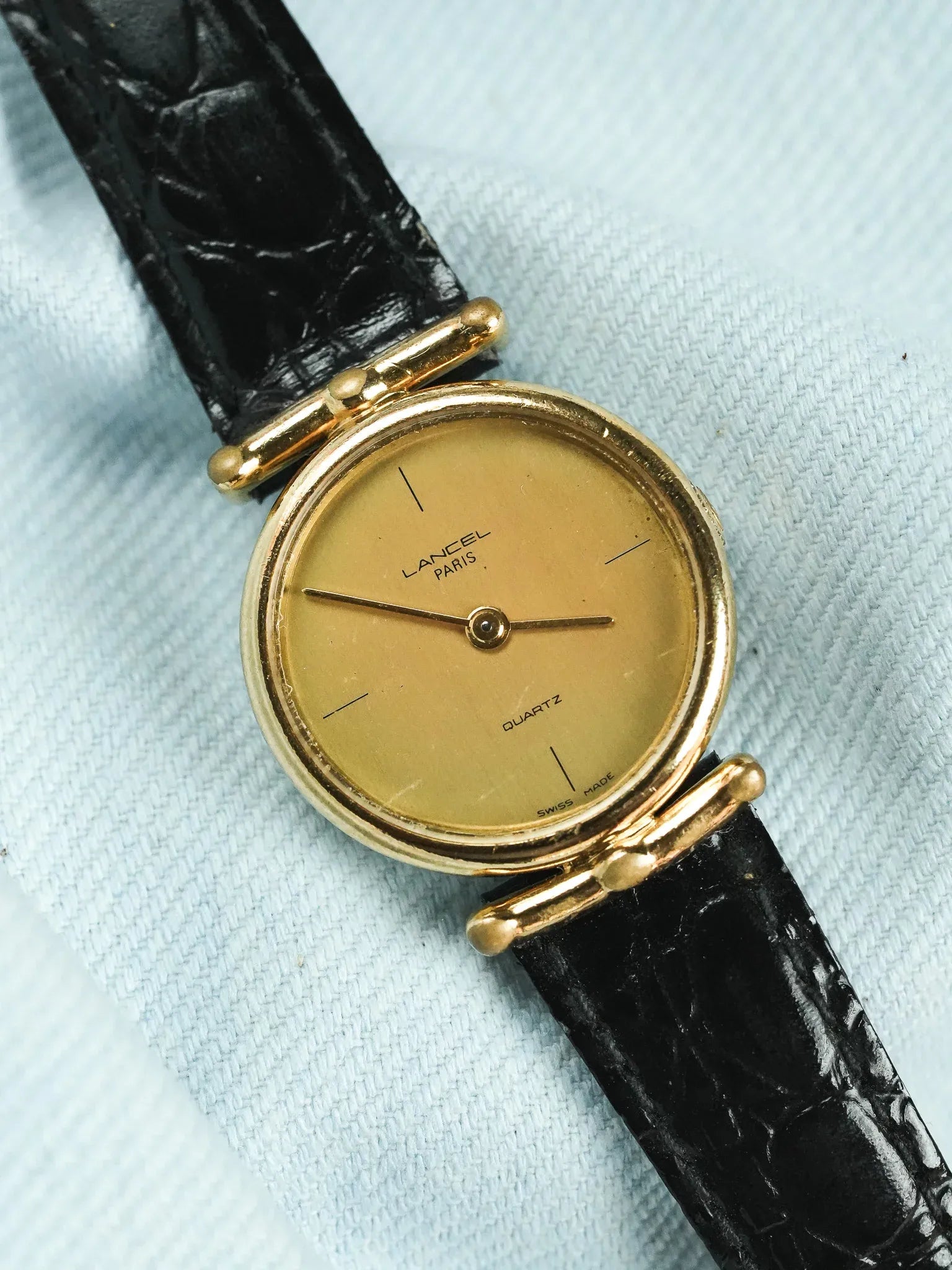 Lancel - Or Cornes Centrales Quartz - 1990s - Atelier Victor - Vintage Shop