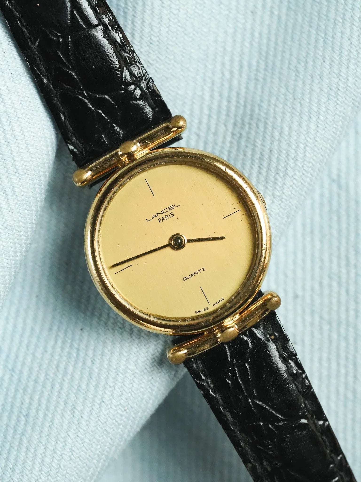 Lancel - Or Cornes Centrales Quartz - 1990s - Atelier Victor - Vintage Shop