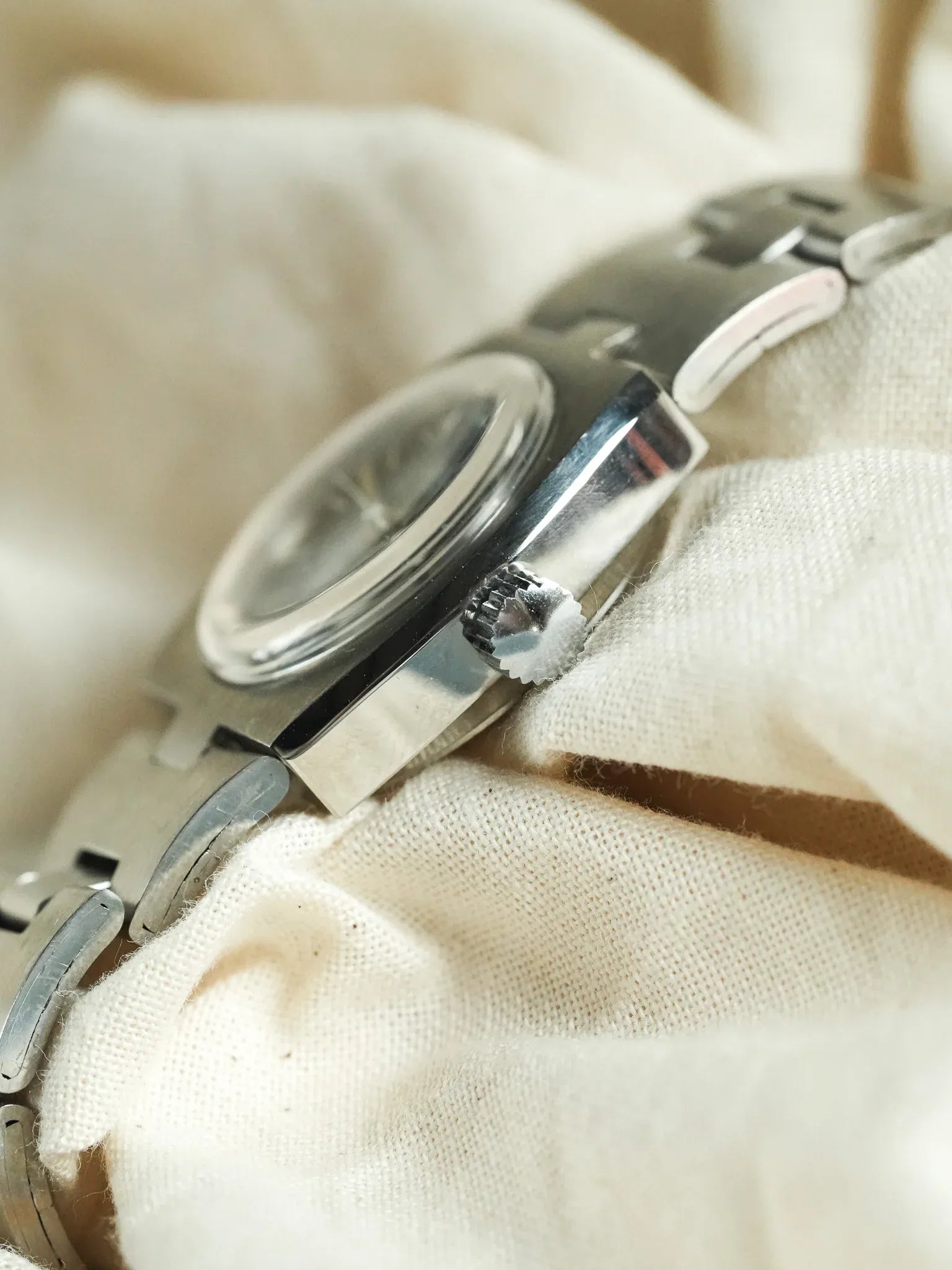 Lanco - Mini Tonneau Acier Bleu Automatique - NOS - 1980s - Atelier Victor