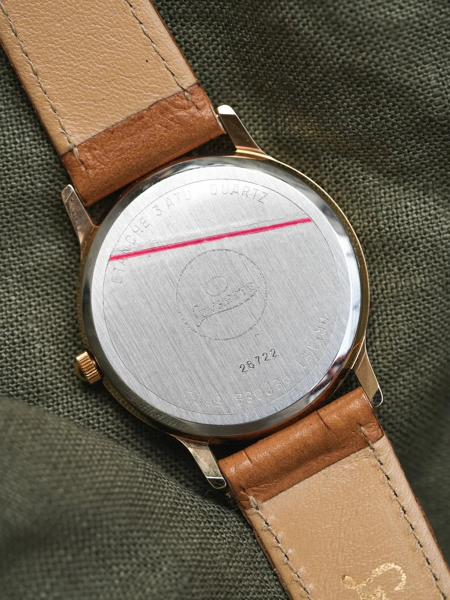 Levrette - Triple Calendar Plaqué or Blanc - NOS - 1990s - Atelier Victor