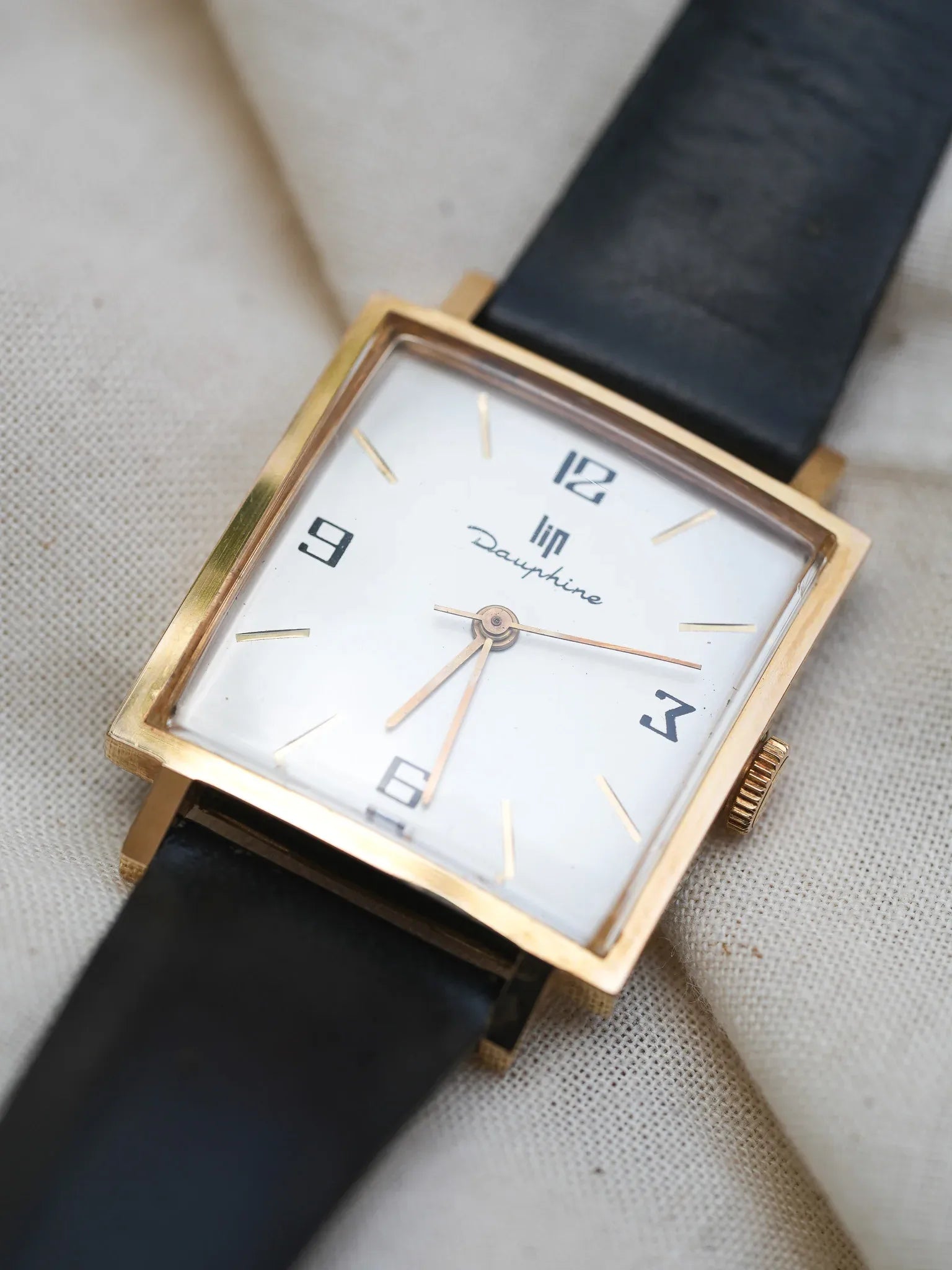 Lip - Dauphine Carré 3-6-9-12 plaqué or - 1970s - Atelier Victor