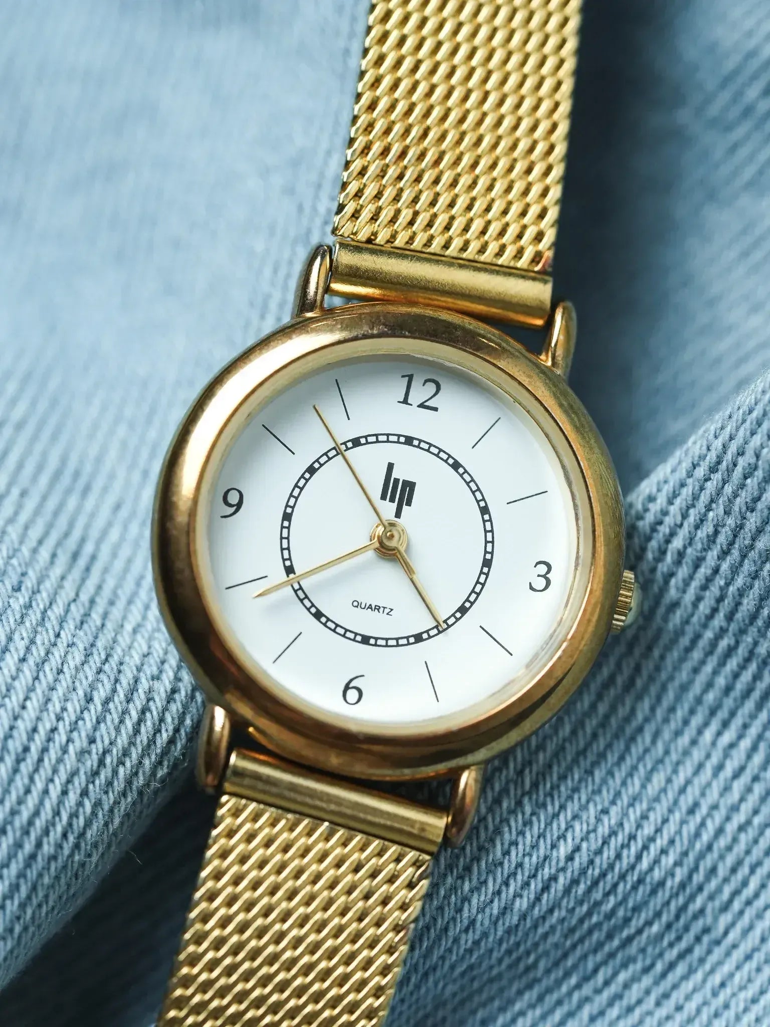 Lip - Mini Ronde Or Cadran blanc - 2000s - Atelier Victor