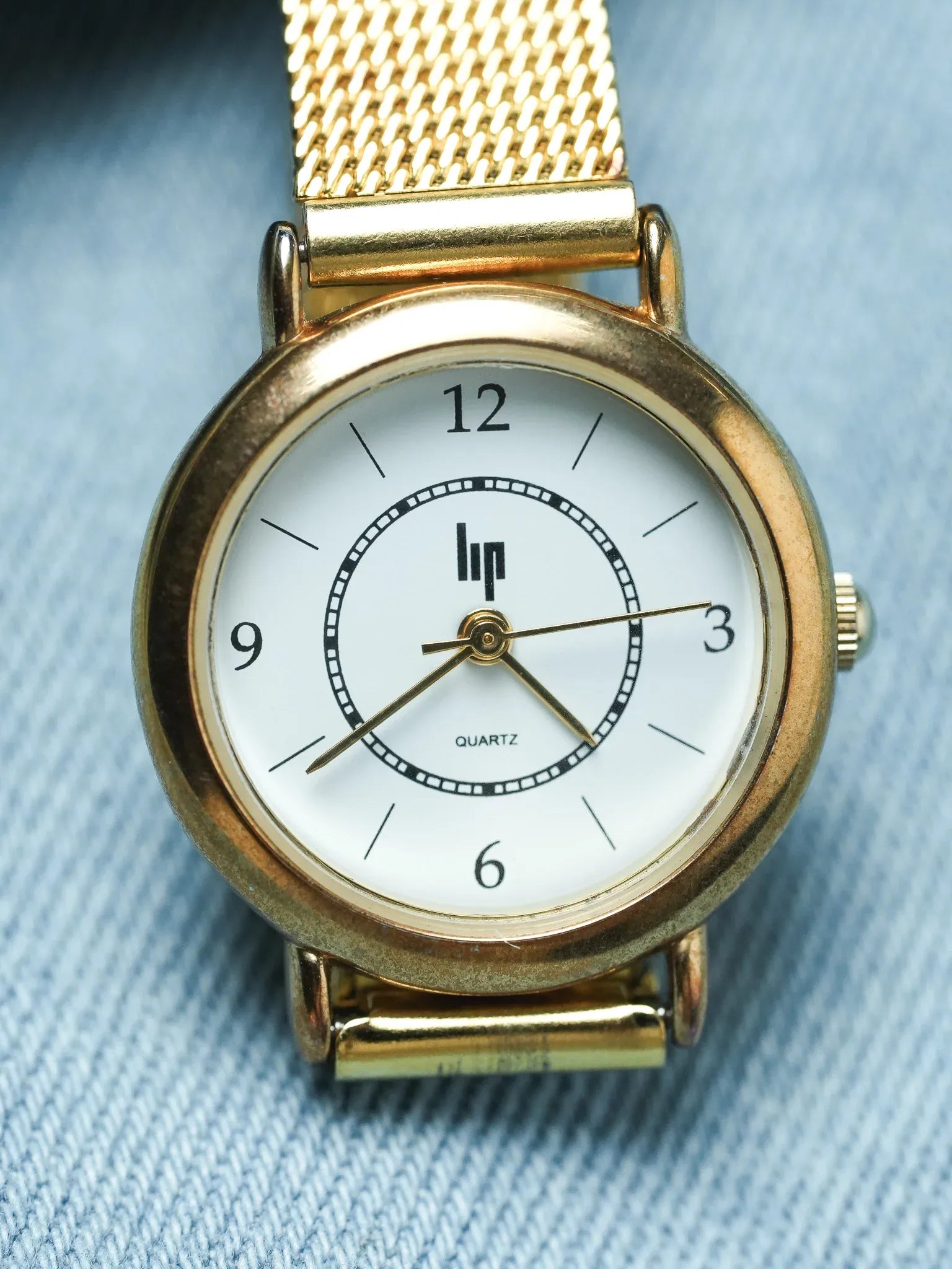 Lip - Mini Ronde Or Cadran blanc - 2000s - Atelier Victor