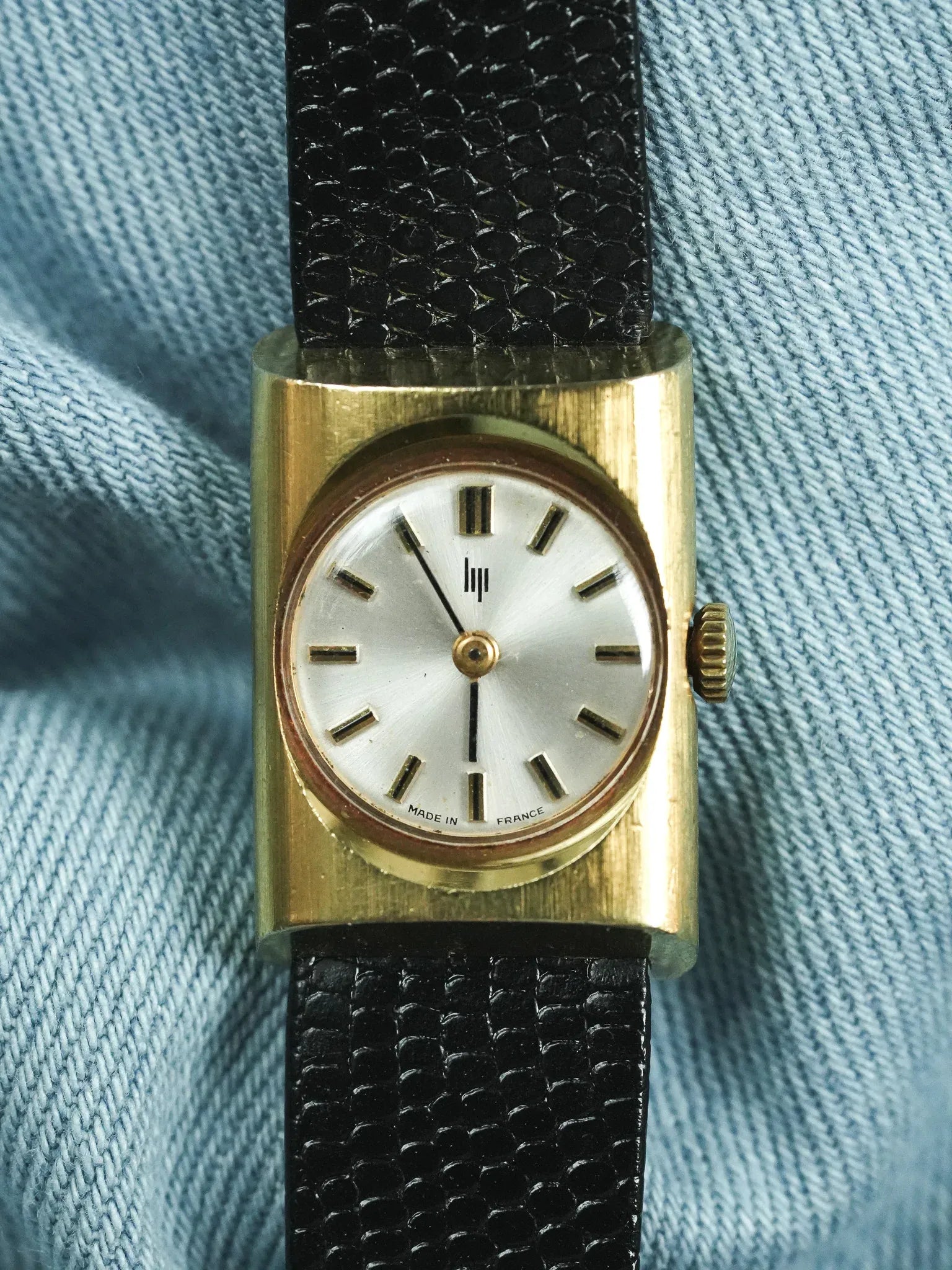 Lip - Petite Tank Disco Plaqué or - 1970s - Atelier Victor