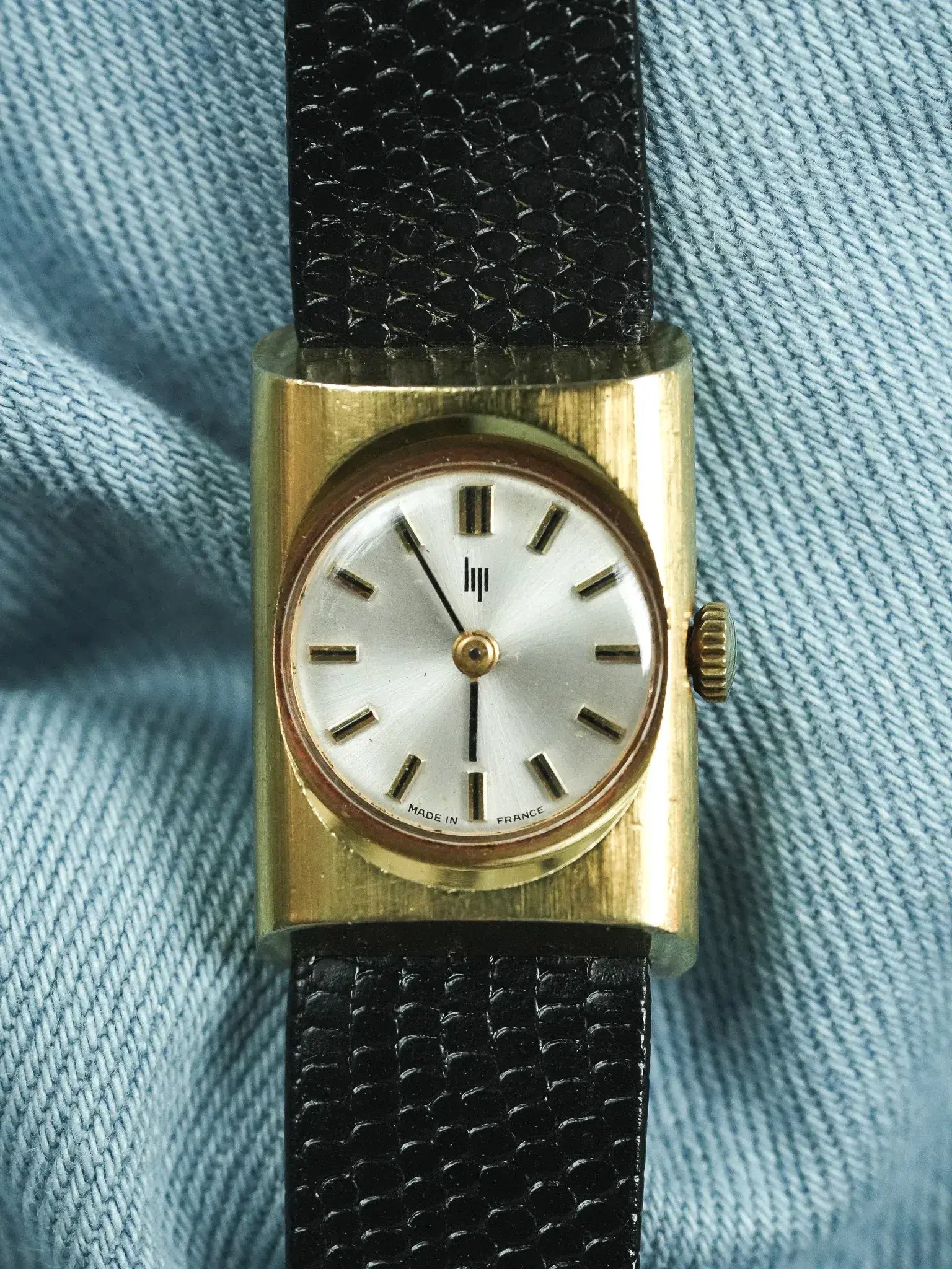 Lip - Petite Tank Disco Plaqué or - 1970s - Atelier Victor