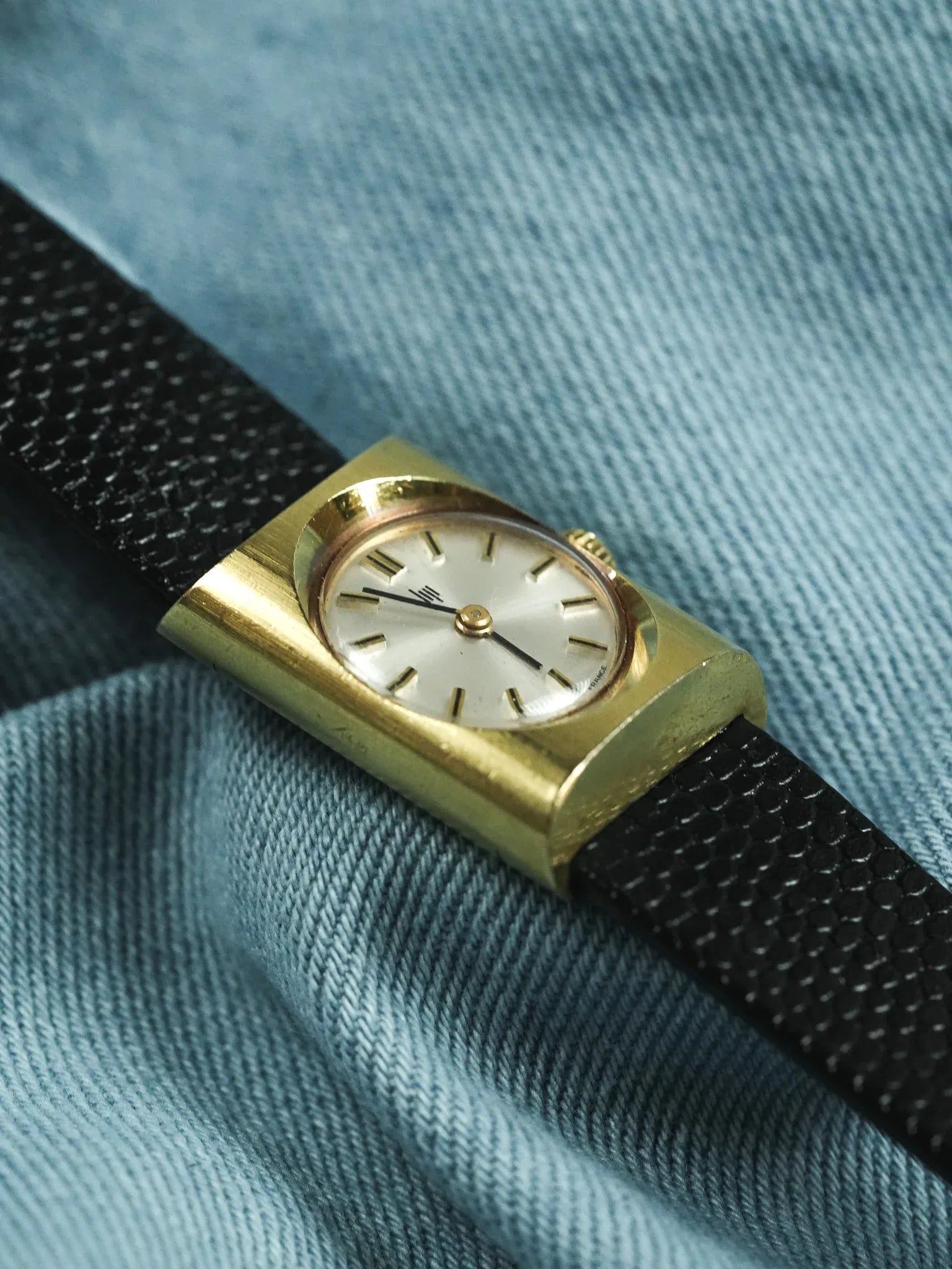 Lip - Petite Tank Disco Plaqué or - 1970s - Atelier Victor