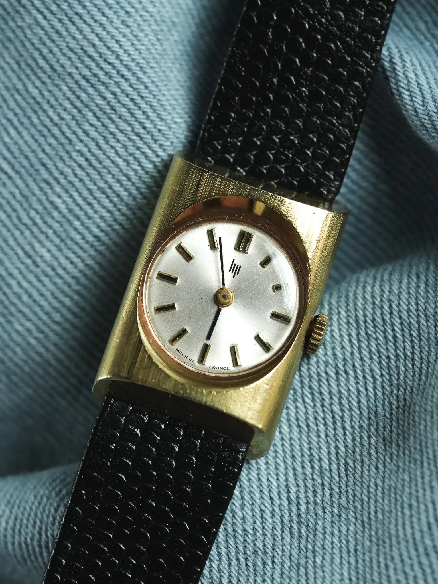 Lip - Petite Tank Disco Plaqué or - 1970s - Atelier Victor