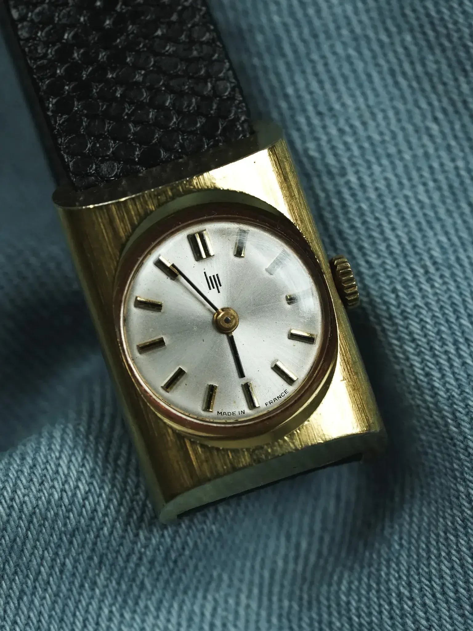 Lip - Petite Tank Disco Plaqué or - 1970s - Atelier Victor