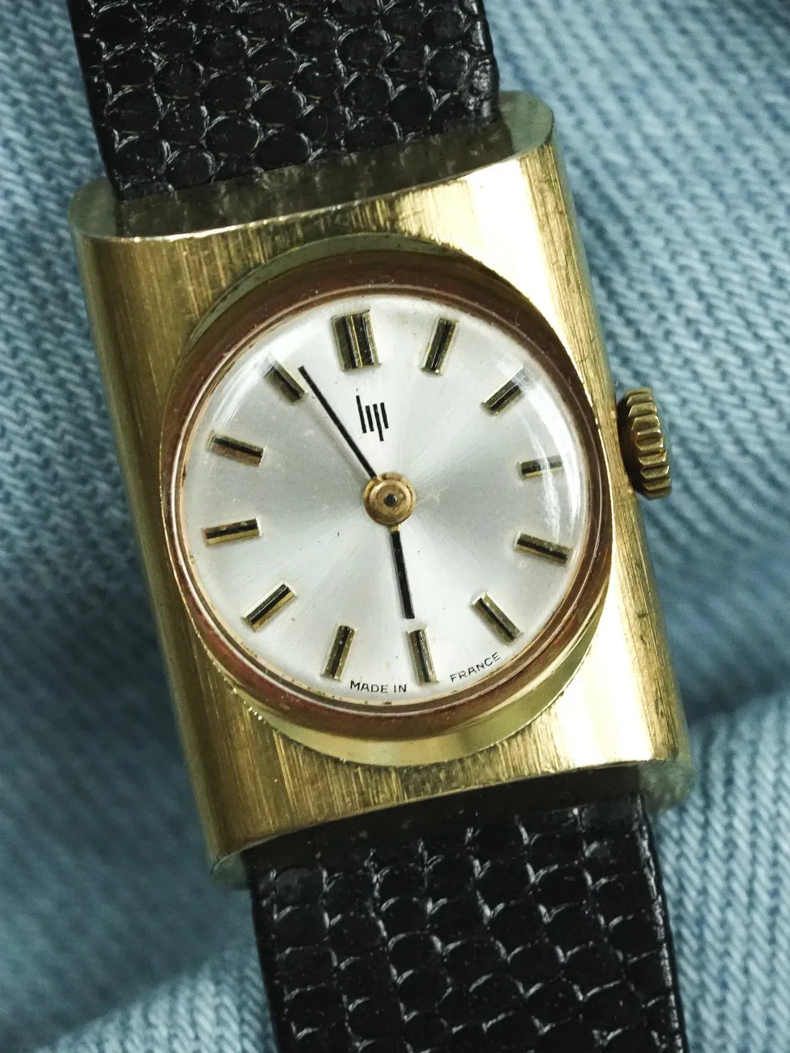 Lip - Petite Tank Disco Plaqué or - 1970s - Atelier Victor