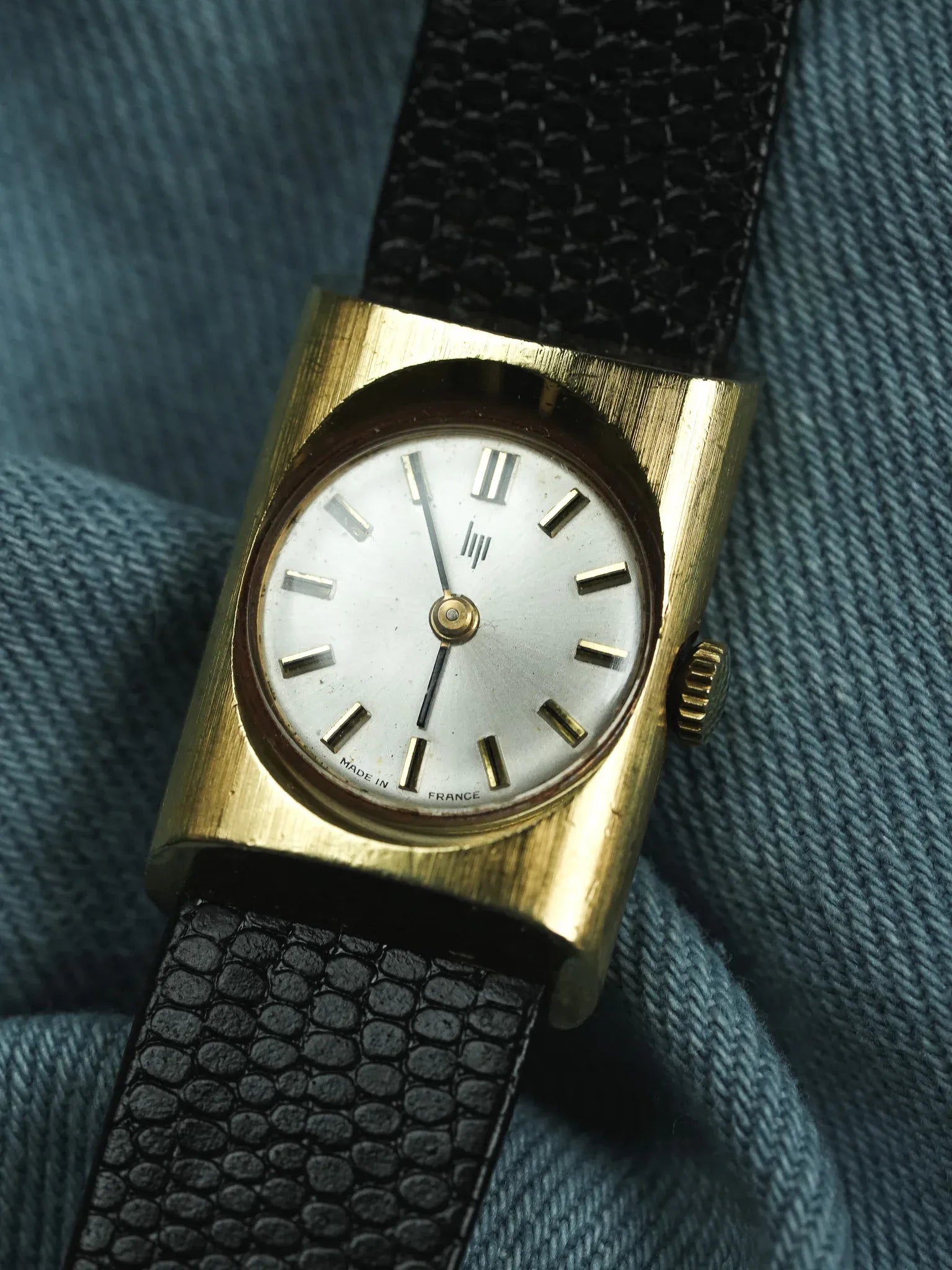 Lip - Petite Tank Disco Plaqué or - 1970s - Atelier Victor