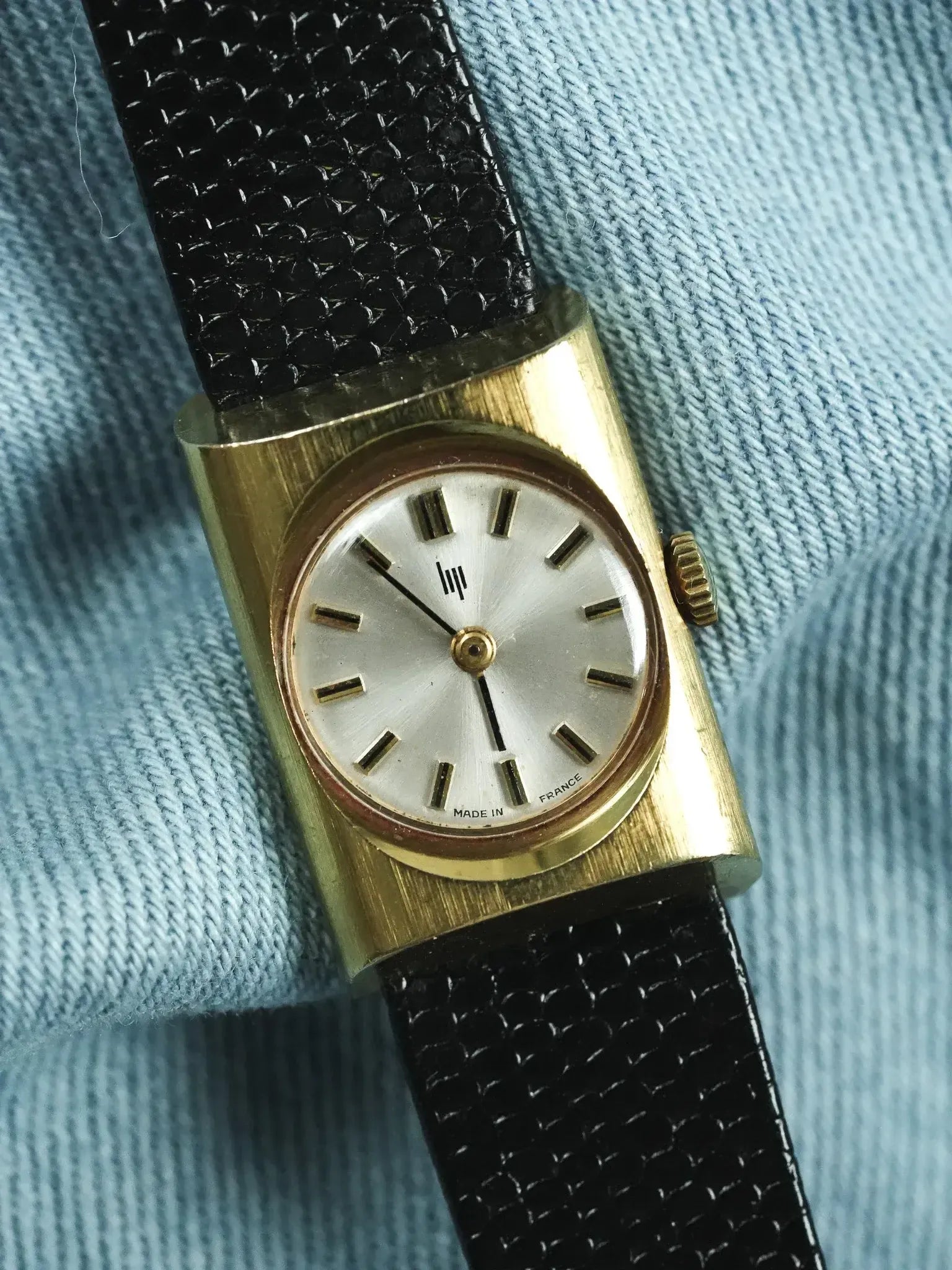 Lip - Petite Tank Disco Plaqué or - 1970s - Atelier Victor