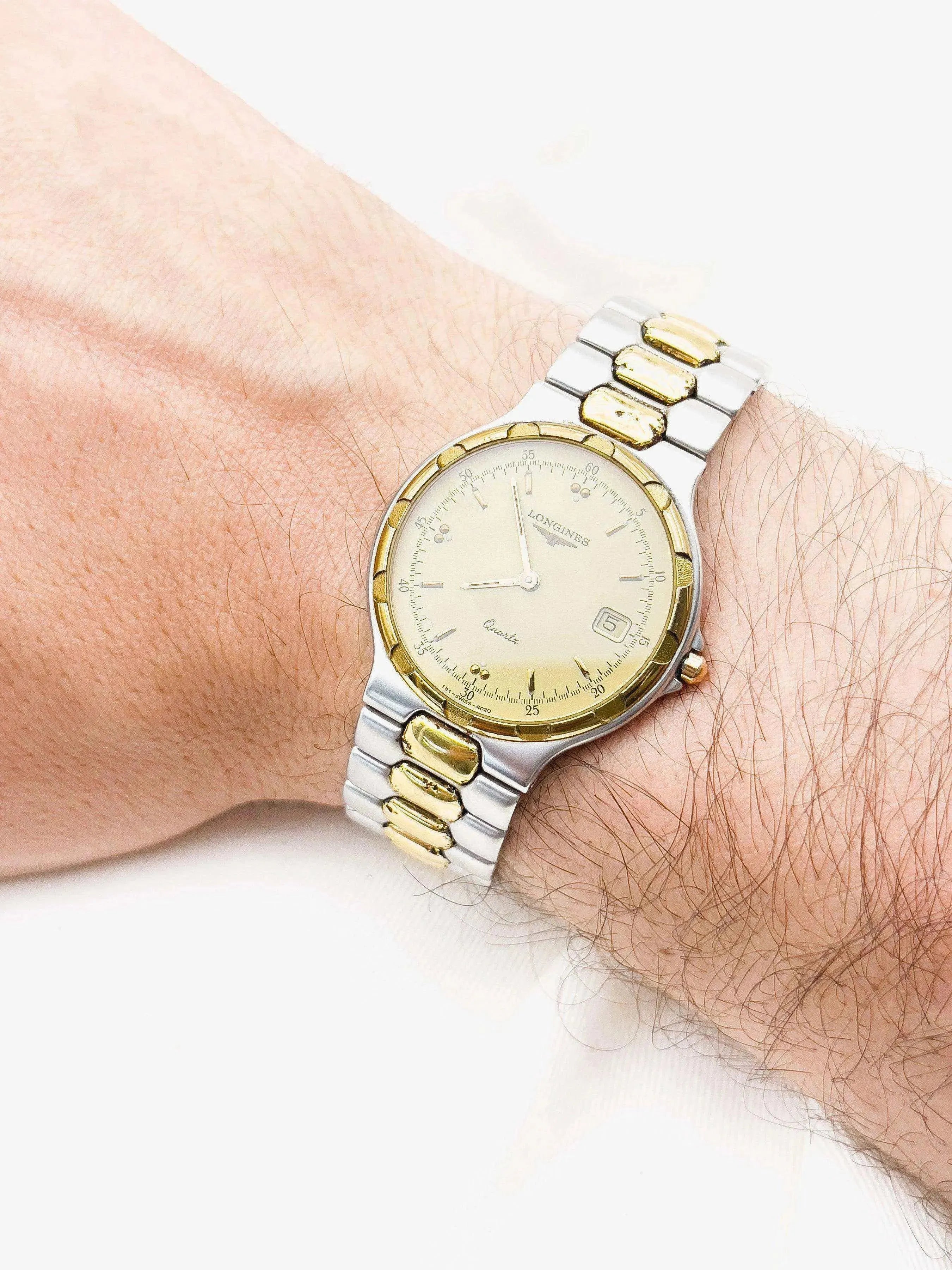 Longines - Acier / Doré - 1980s - Atelier Victor Paris - Vintage Watch Shop Dubai