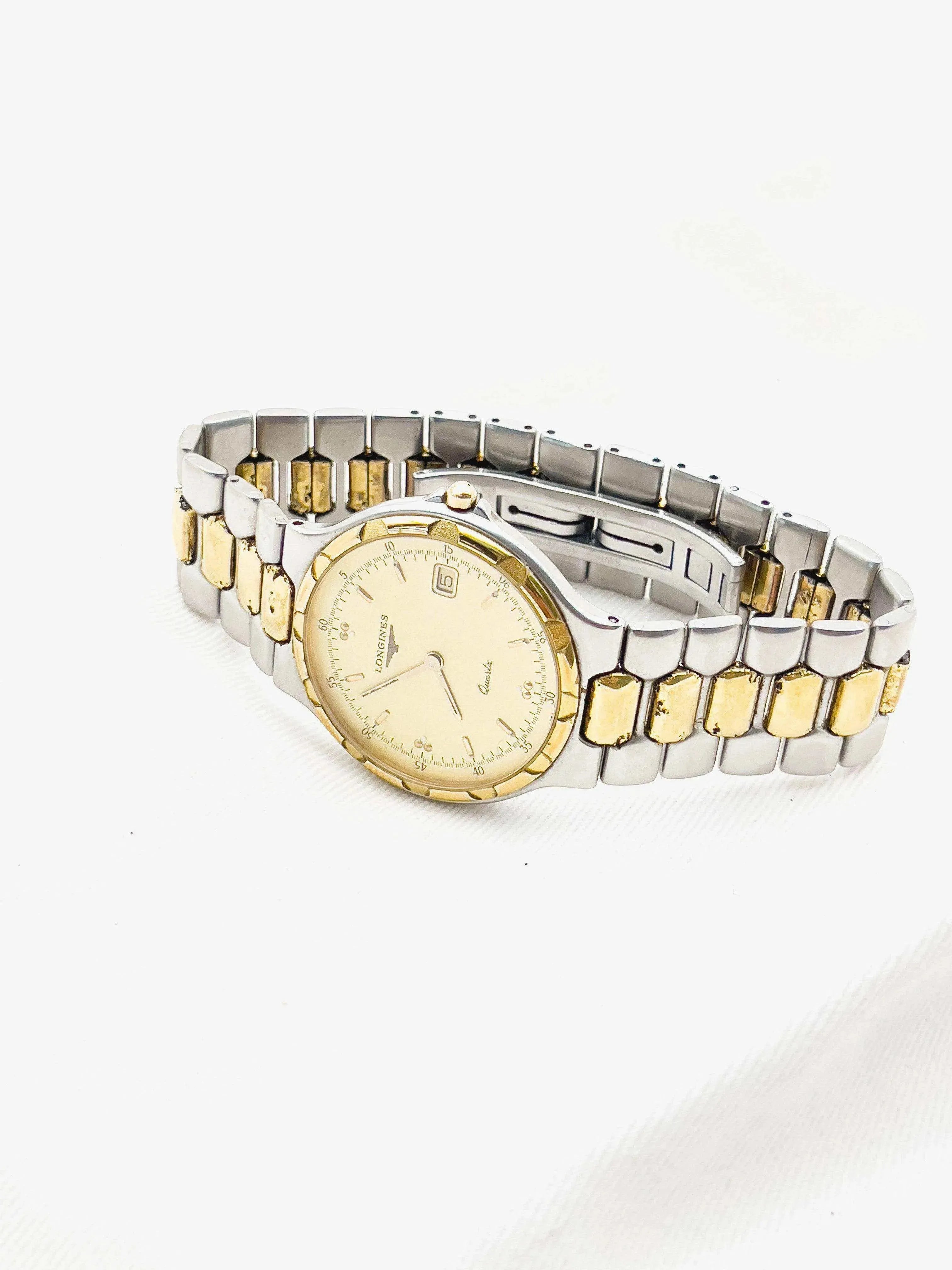 Longines - Acier / Doré - 1980s - Atelier Victor Paris - Vintage Watch Shop Dubai