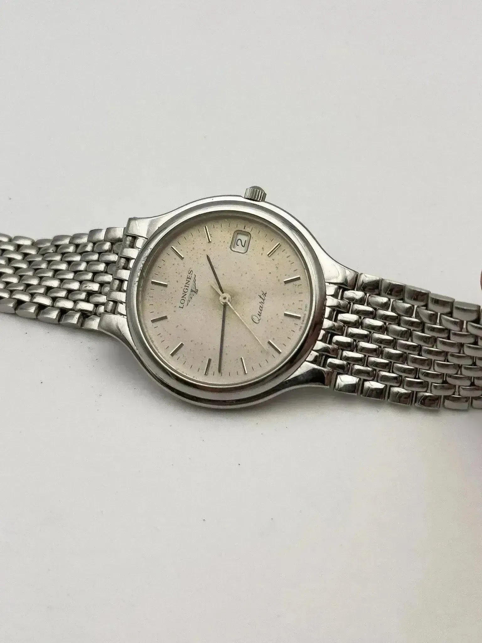 Longines - Beads of Rice Full Steel - 1980s - Atelier Victor
