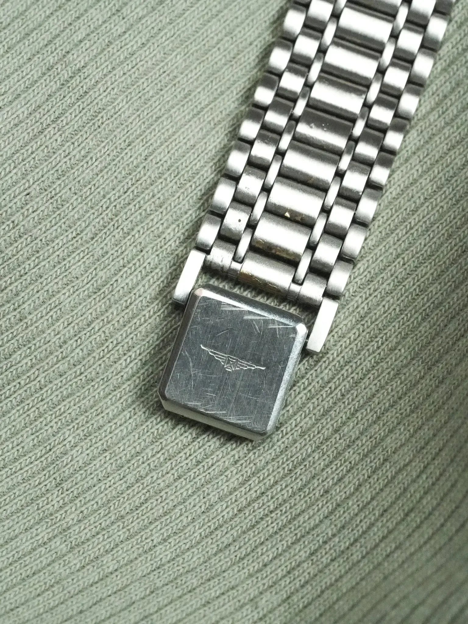 Longines - Bracelet Acier Maille Lunette Or - Papier - 1991 - Atelier Victor