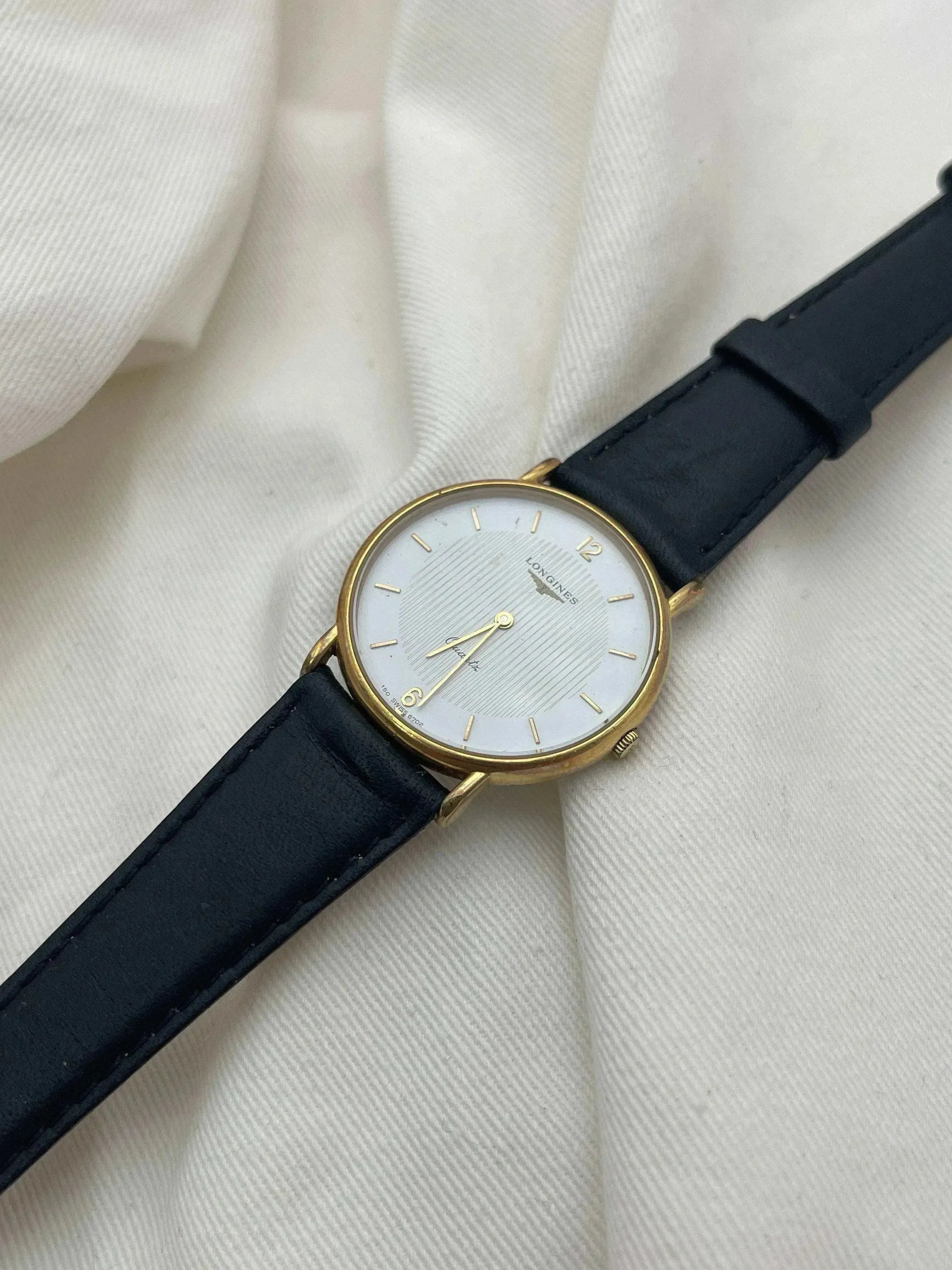 Longines - Cadran blanc Tapissée - 1980s - Atelier Victor