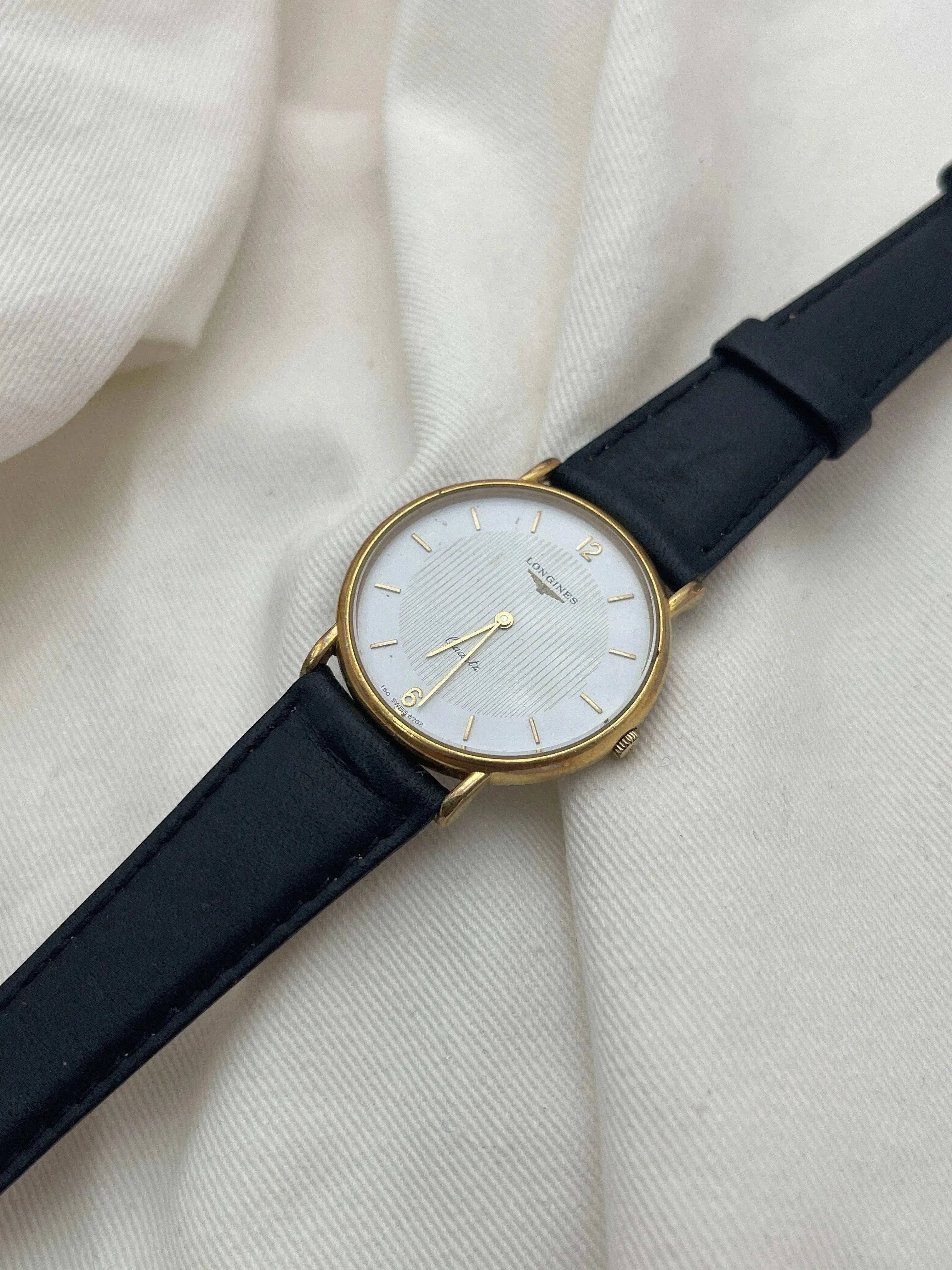 Longines - Cadran blanc Tapissée - 1980s - Atelier Victor