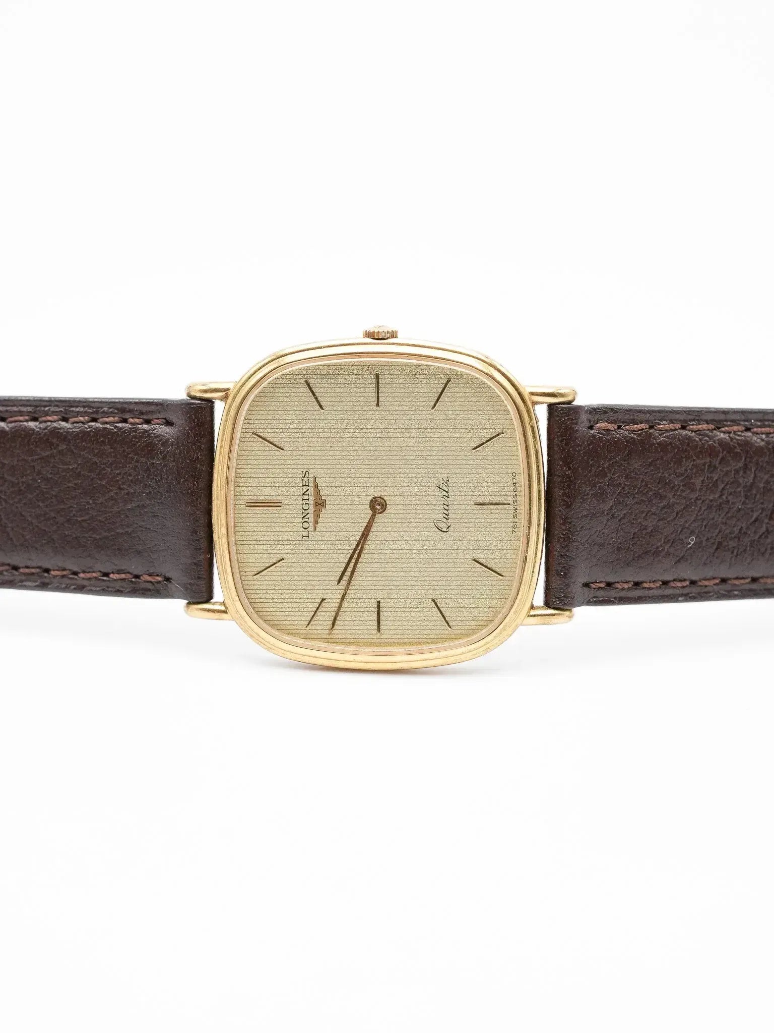 Longines - Cadran TV Plaqué Or Tapisserie - 1980s - Atelier Victor