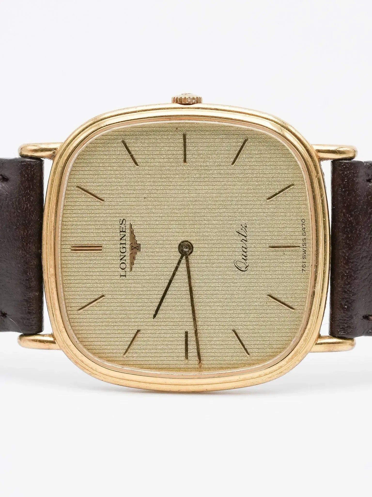 Longines - Cadran TV Plaqué Or Tapisserie - 1980s - Atelier Victor