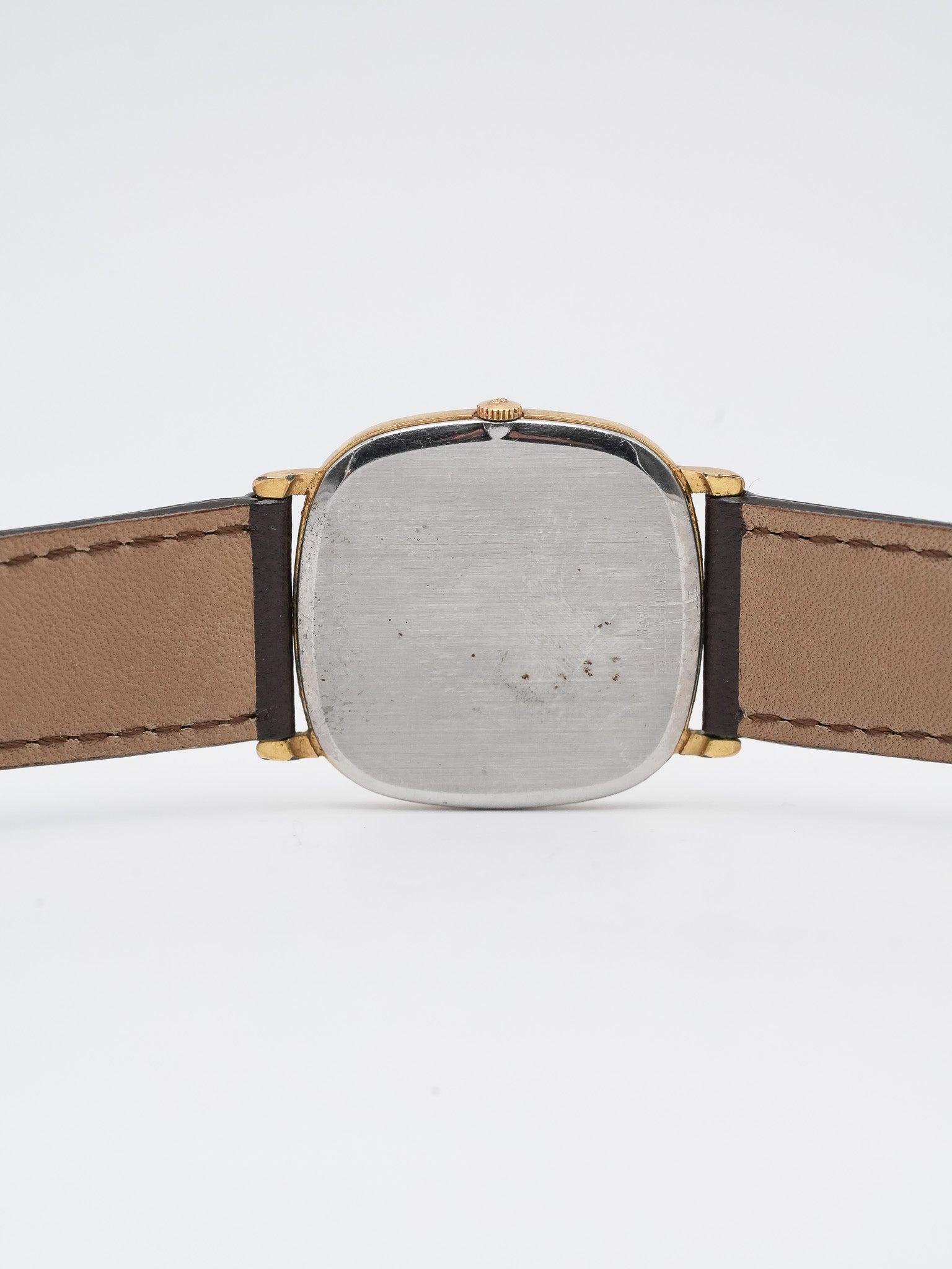Longines - Cadran TV Plaqué Or Tapisserie - 1980s - Atelier Victor - Vintage Shop