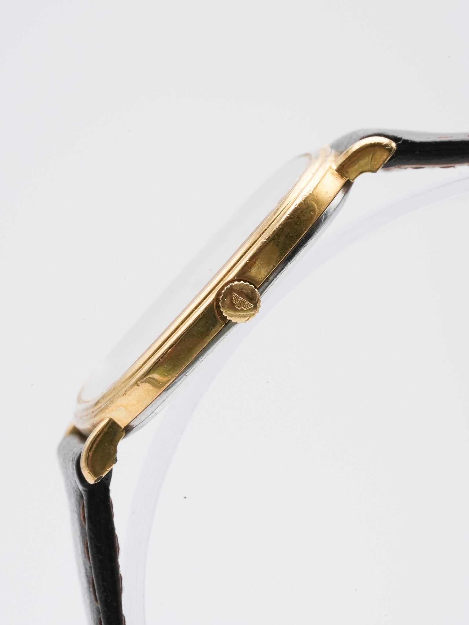 Longines - Cadran TV Plaqué Or Tapisserie - 1980s - Atelier Victor - Vintage Shop