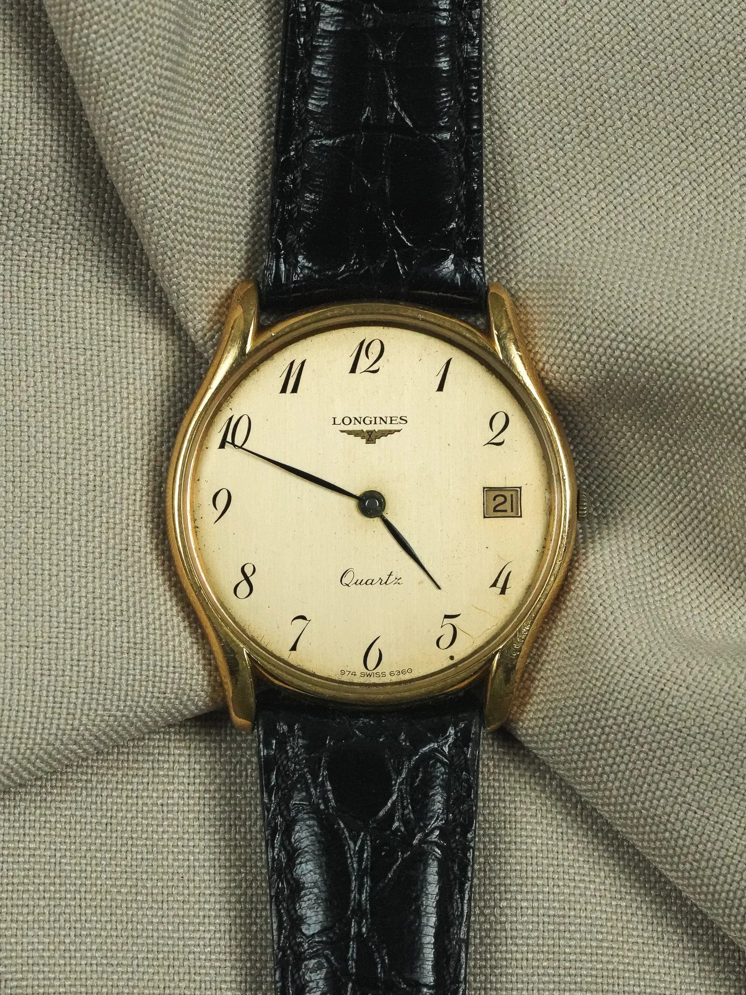 Longines - Chiffres "Breguet" Extra plate quartz - 1980s - Atelier Victor