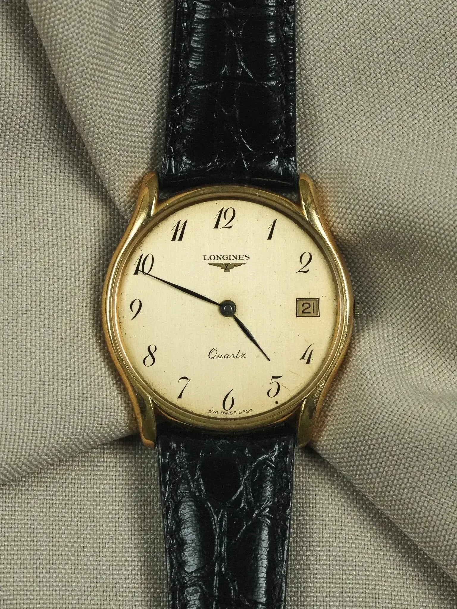 Longines - Chiffres "Breguet" Extra plate quartz - 1980s - Atelier Victor