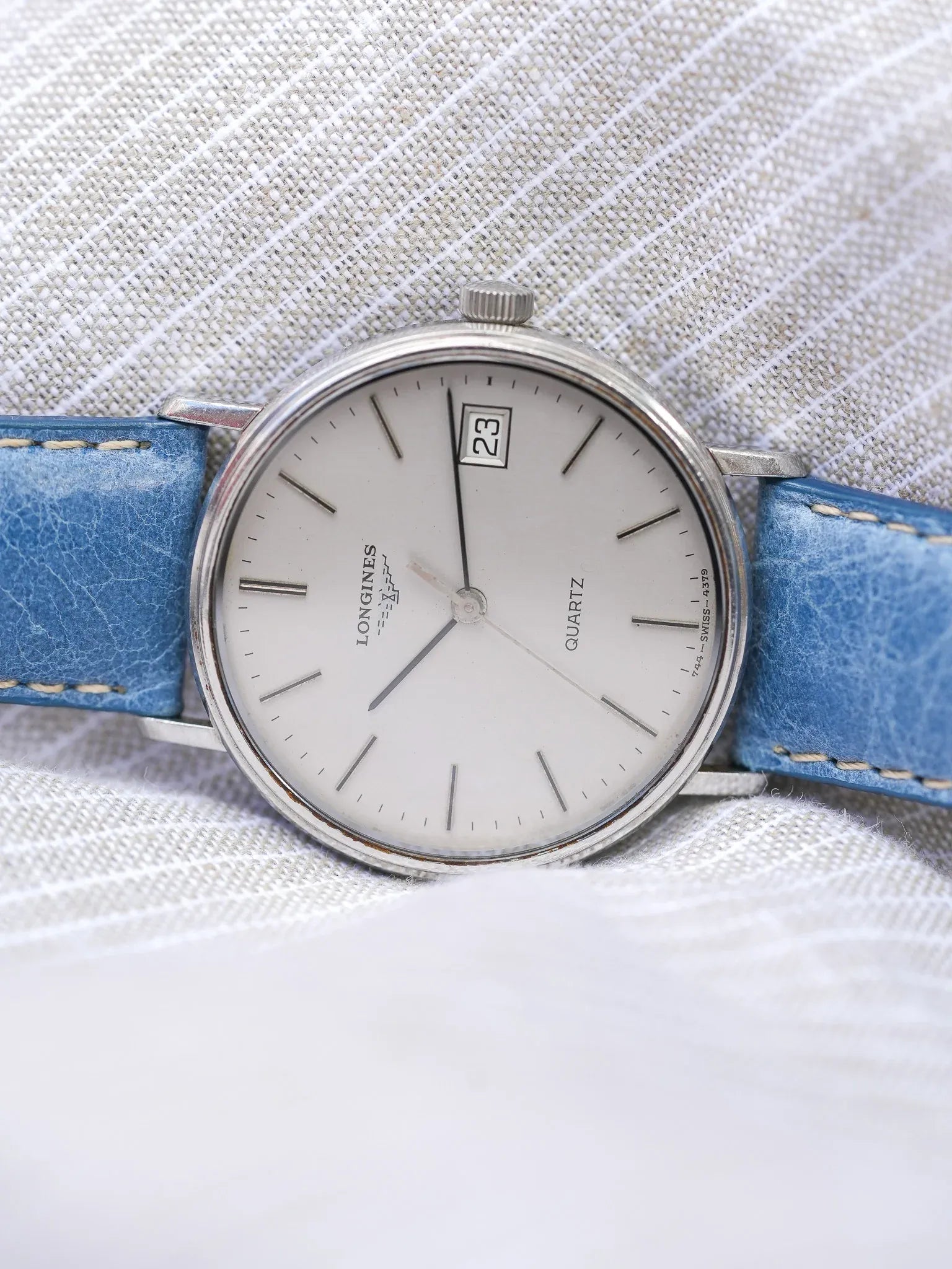 Longines - Circle Acier Date - 1980s - Atelier Victor - Vintage Shop
